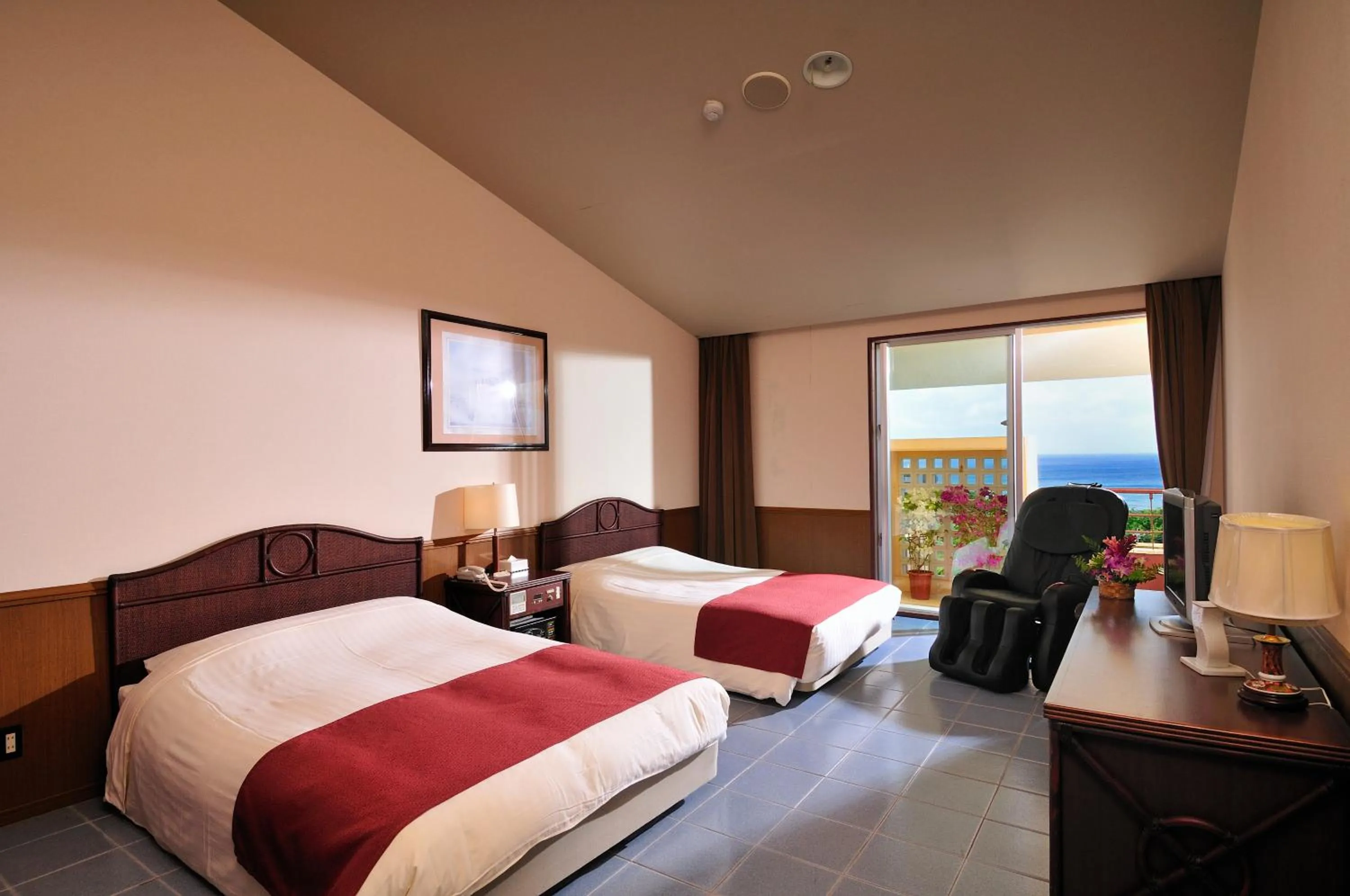 Photo of the whole room, Bed in EXES Ishigaki