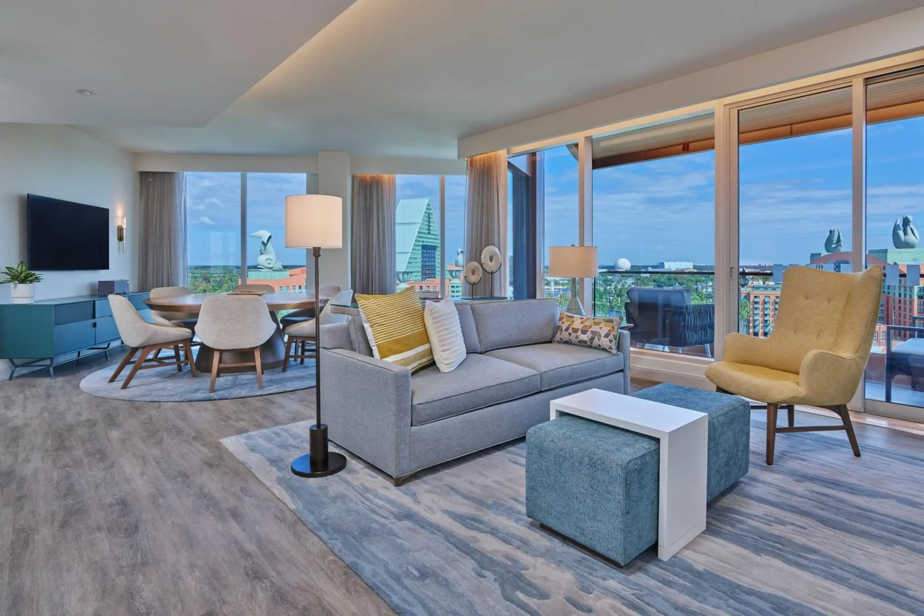Chairman, 1 Bedroom Suite, 1 King, Sofa bed, Epcot view (Includes Early Entry To Disney Theme Parks) in Walt Disney World Swan Reserve Chairman, 1 Bedroom Suite, 1 King, Sofa bed, Epcot view (Includes Early Entry To Disney Theme Parks) in Walt Disney World Swan Reserve