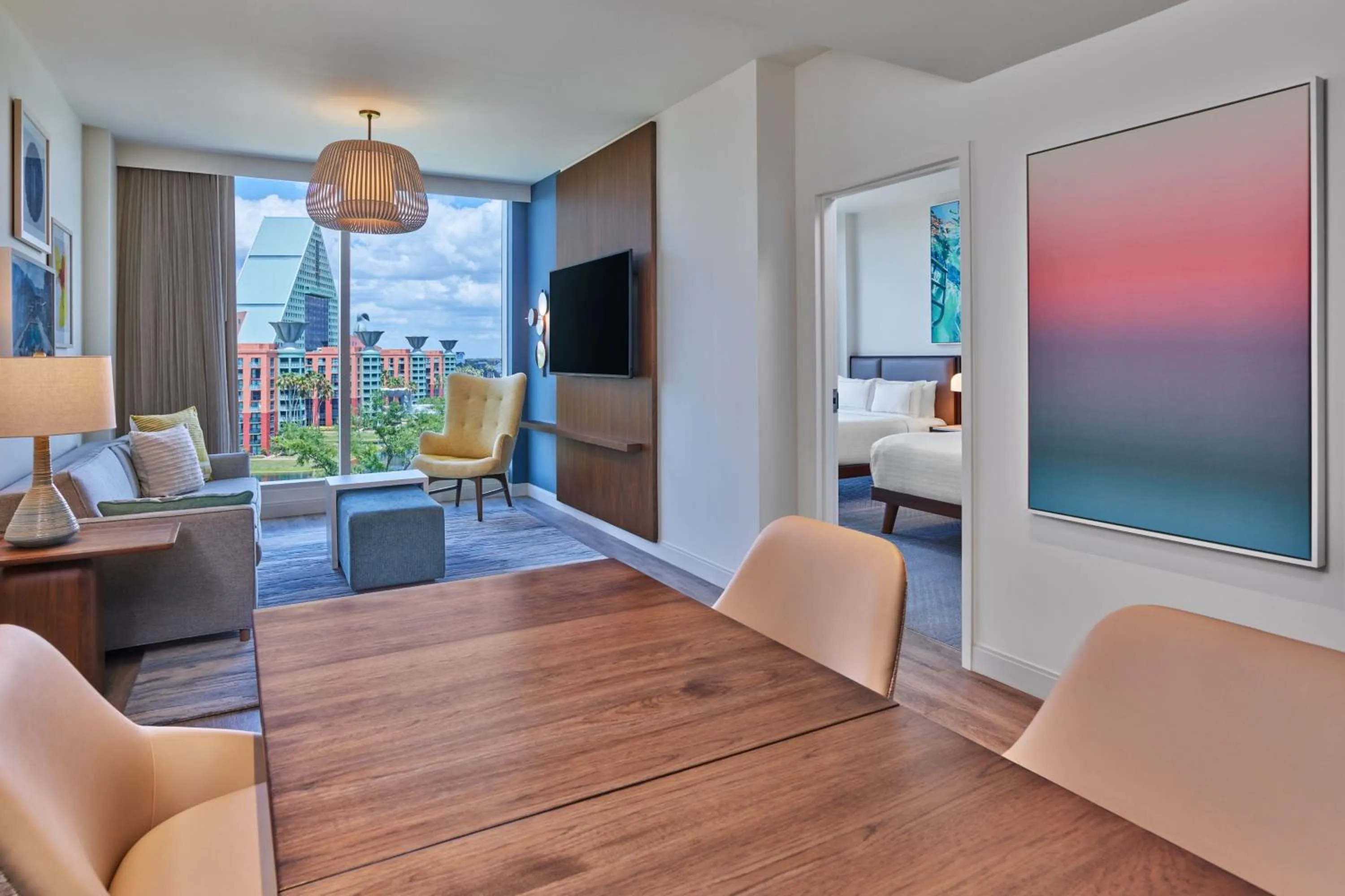 Bedroom in Walt Disney World Swan Reserve