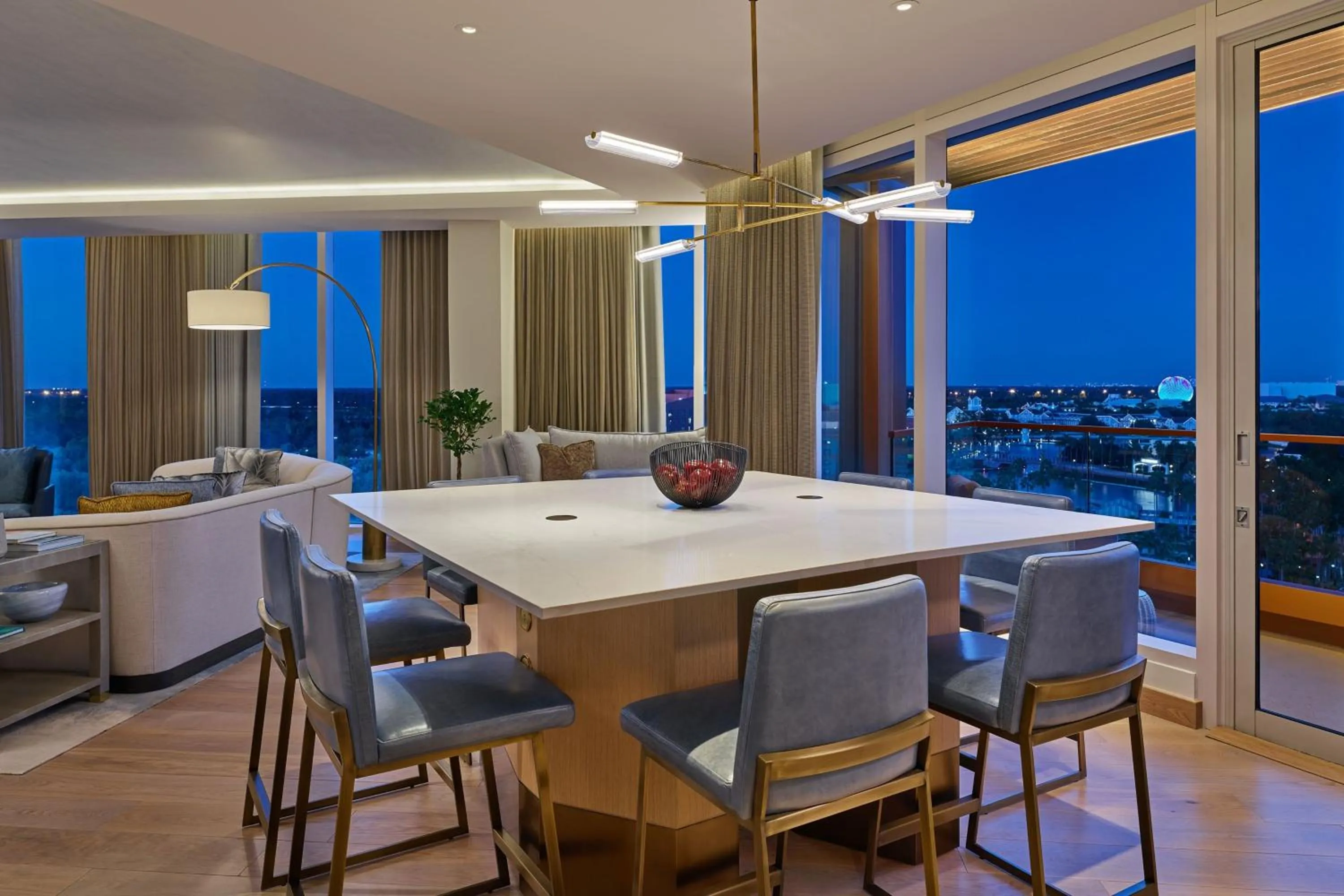 Photo of the whole room in Walt Disney World Swan Reserve