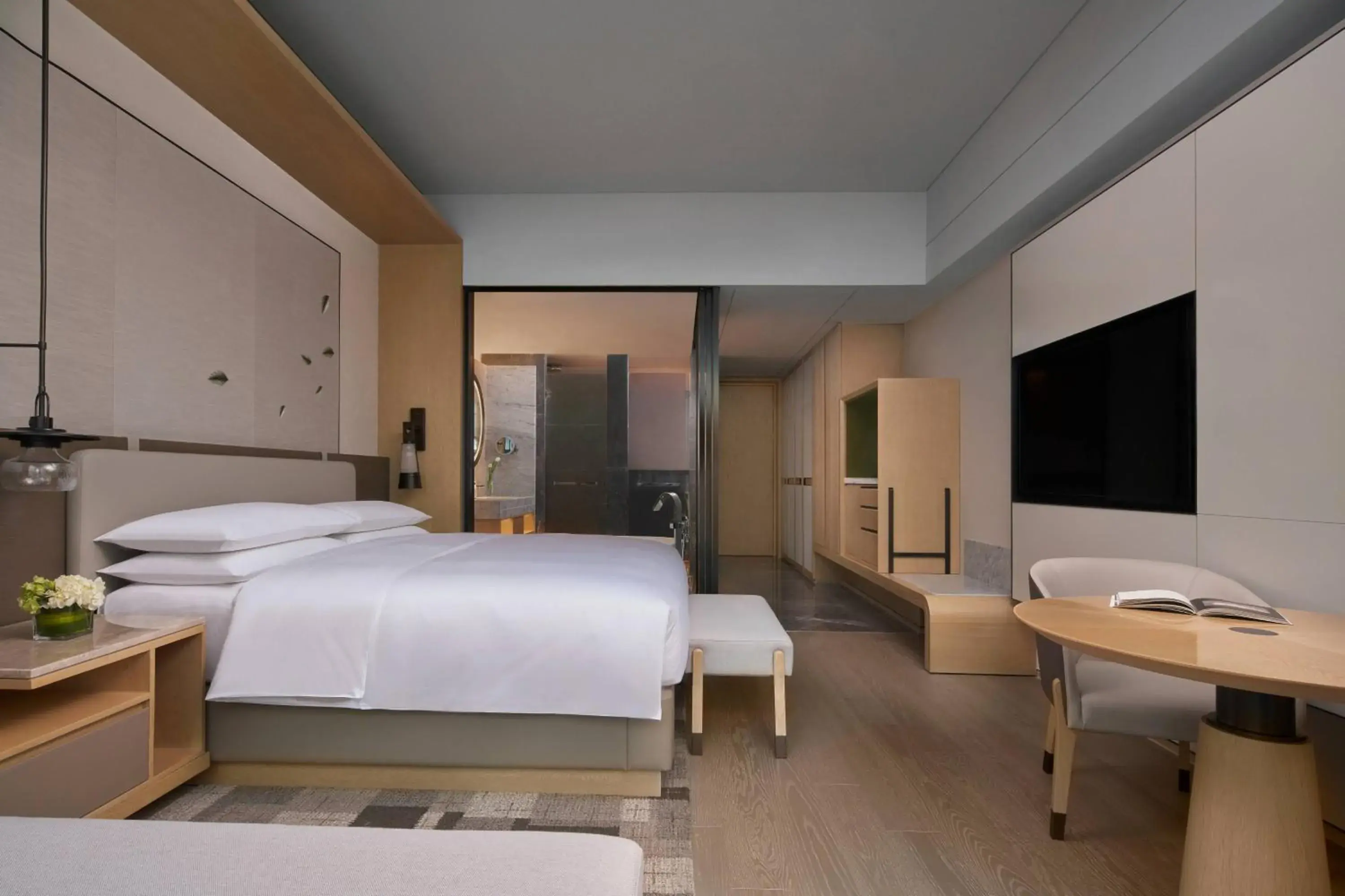 Executive M Club lounge access Guest Room with 1 King in Liyang Marriott Hotel Executive M Club lounge access Guest Room with 1 King in Liyang Marriott Hotel