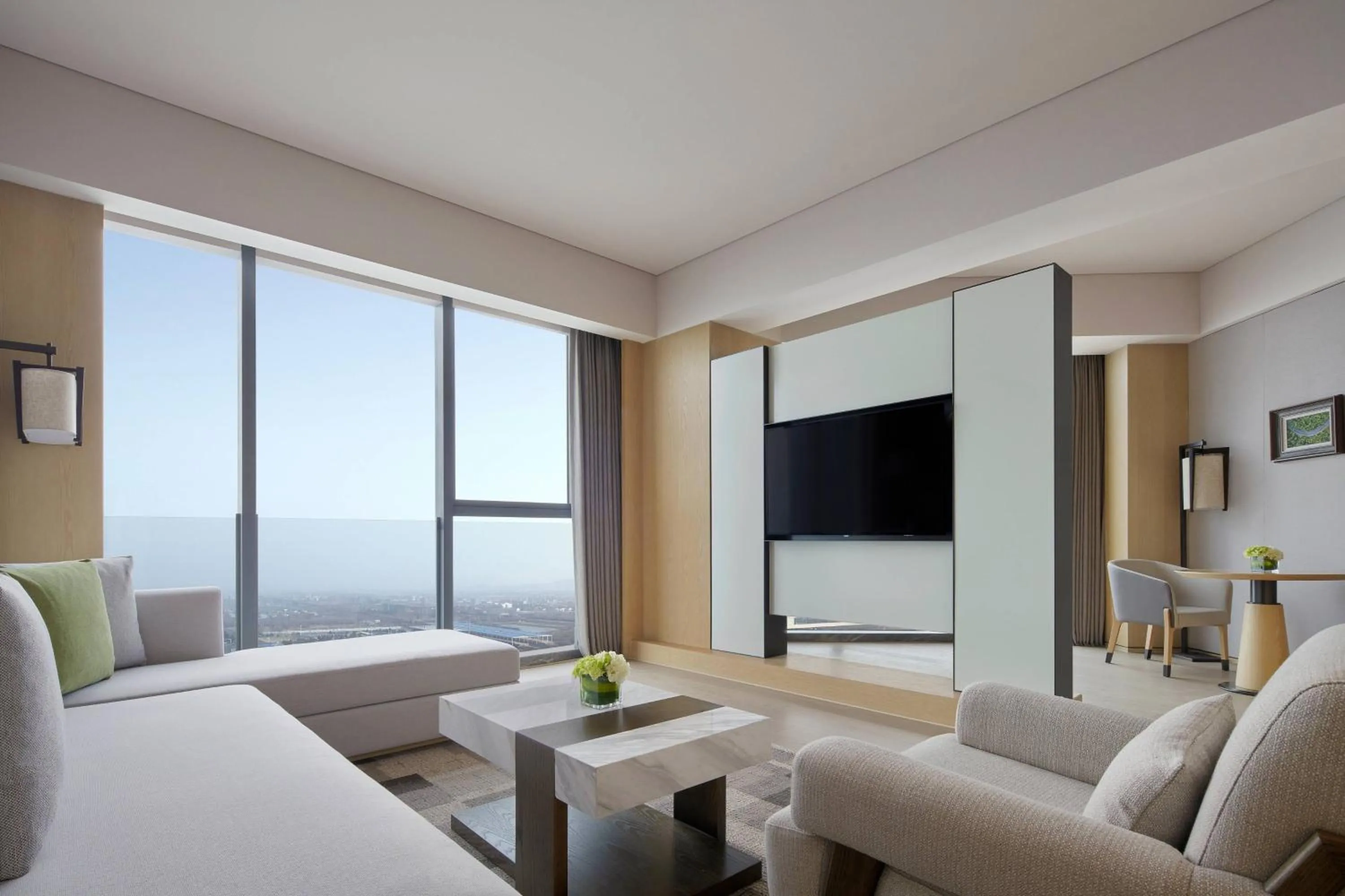 Photo of the whole room, Bed in Liyang Marriott Hotel