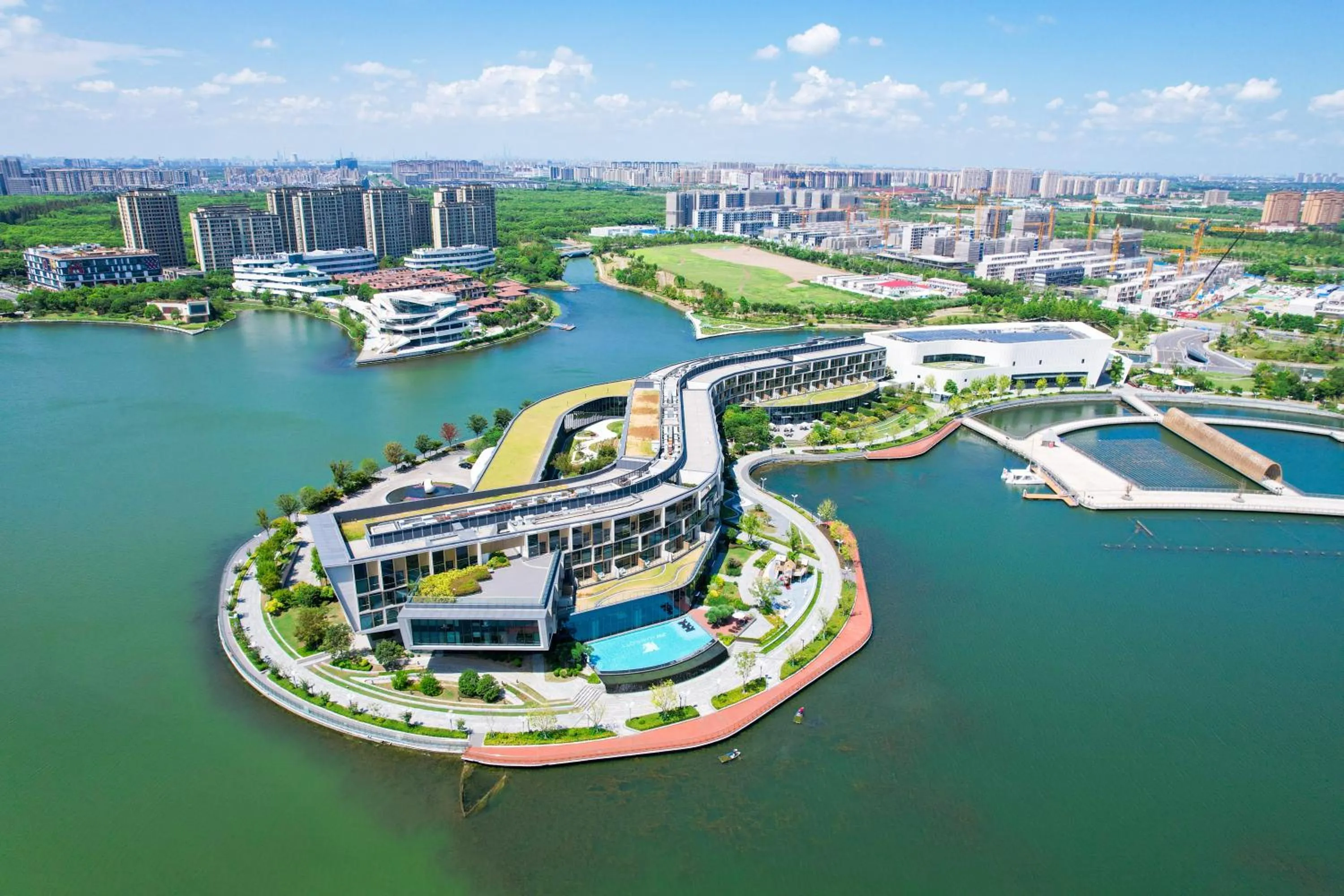 Bird's eye view in JW Marriott Shanghai Fengxian