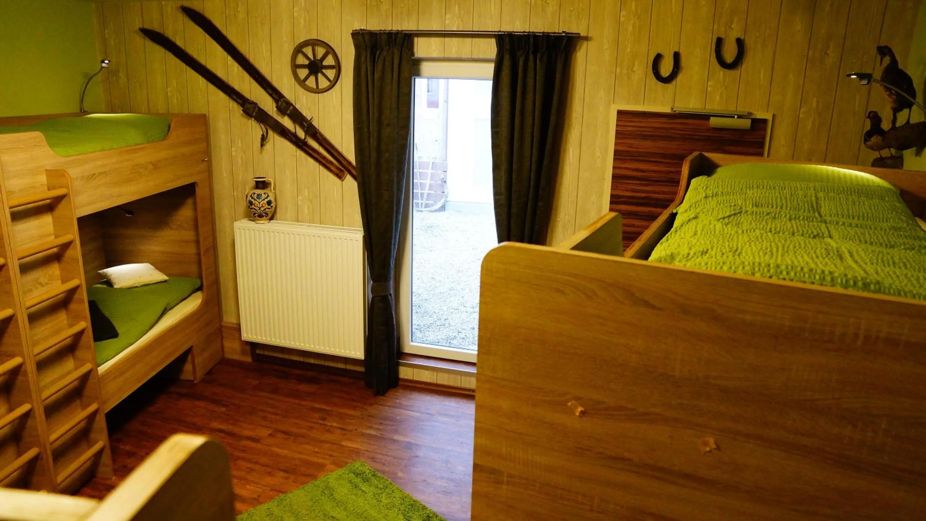 View (from property/room), Bed in Bavaria City Hostel - Design Hostel