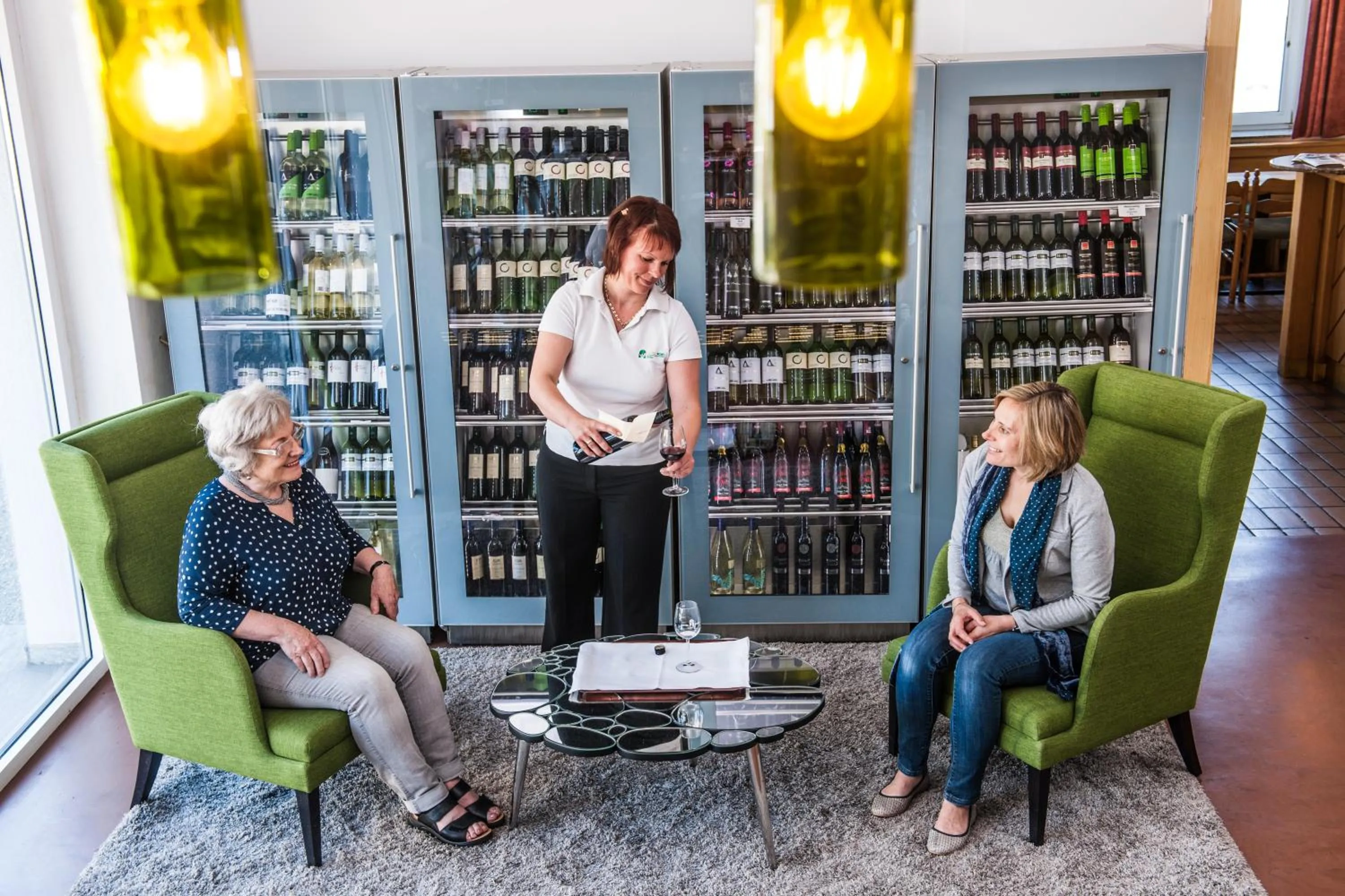 Lobby or reception in Hotel Zur Post