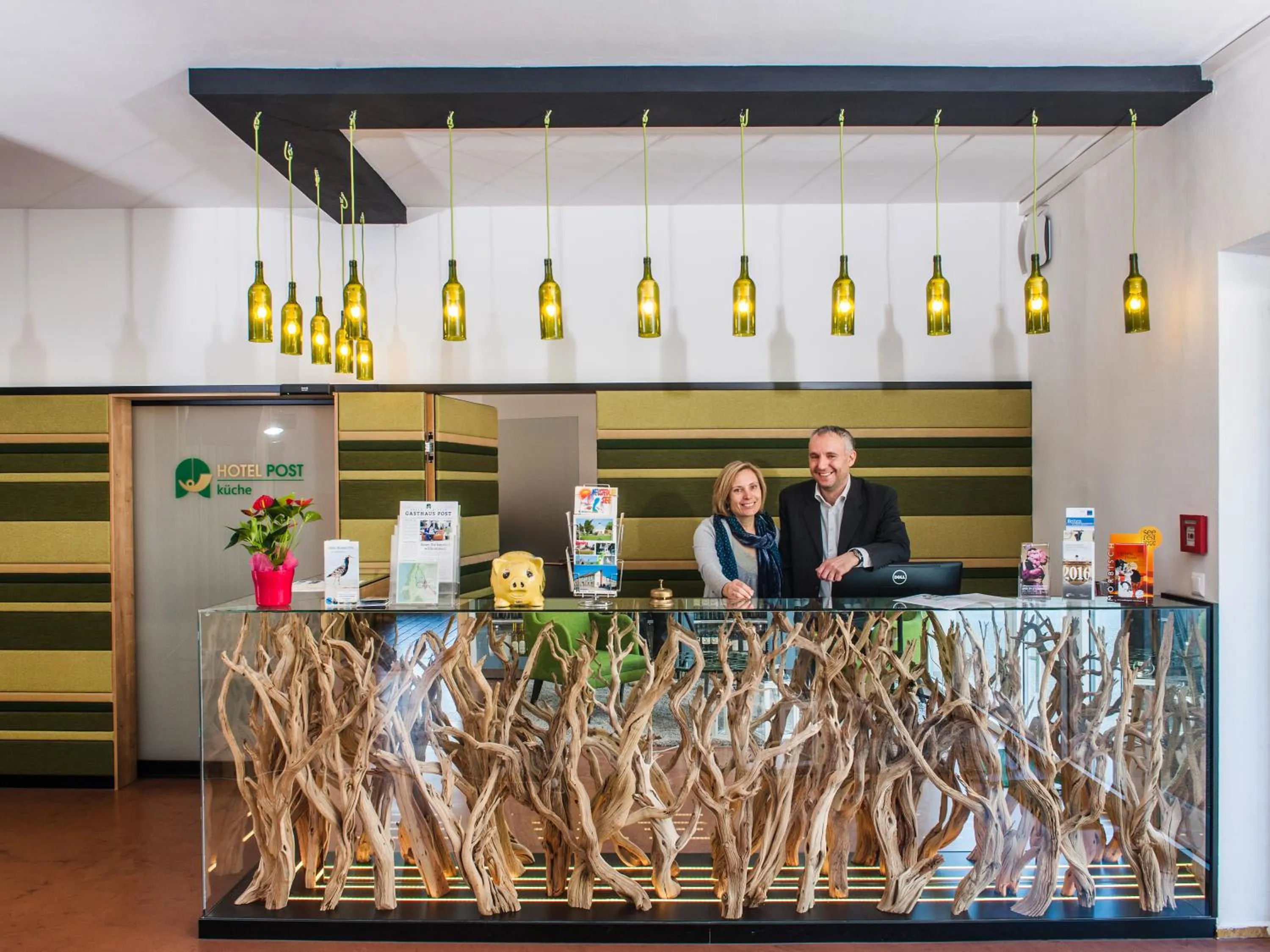 Lobby or reception in Hotel Zur Post