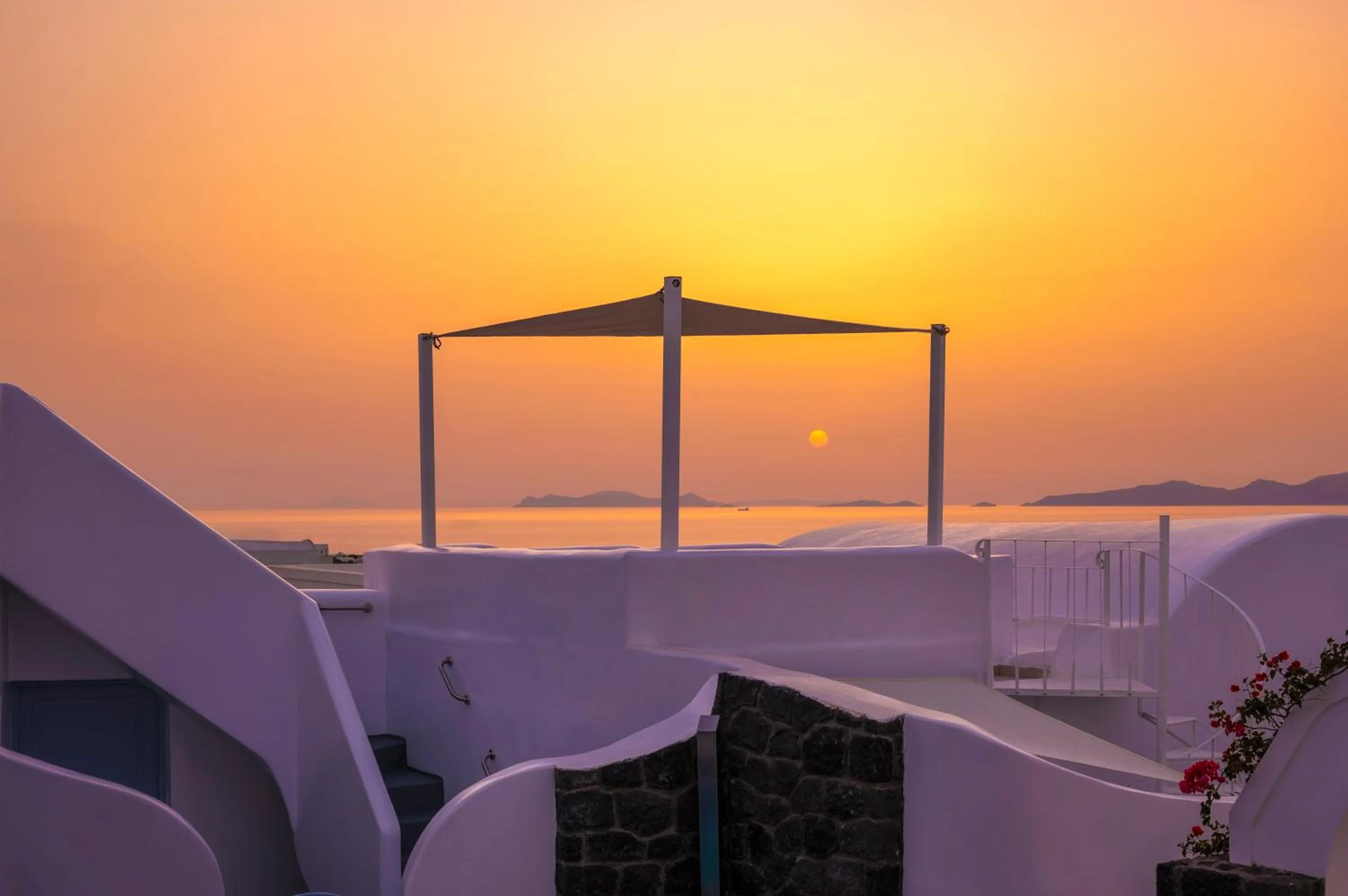 Sunset in Sole d'oro Luxury Suites