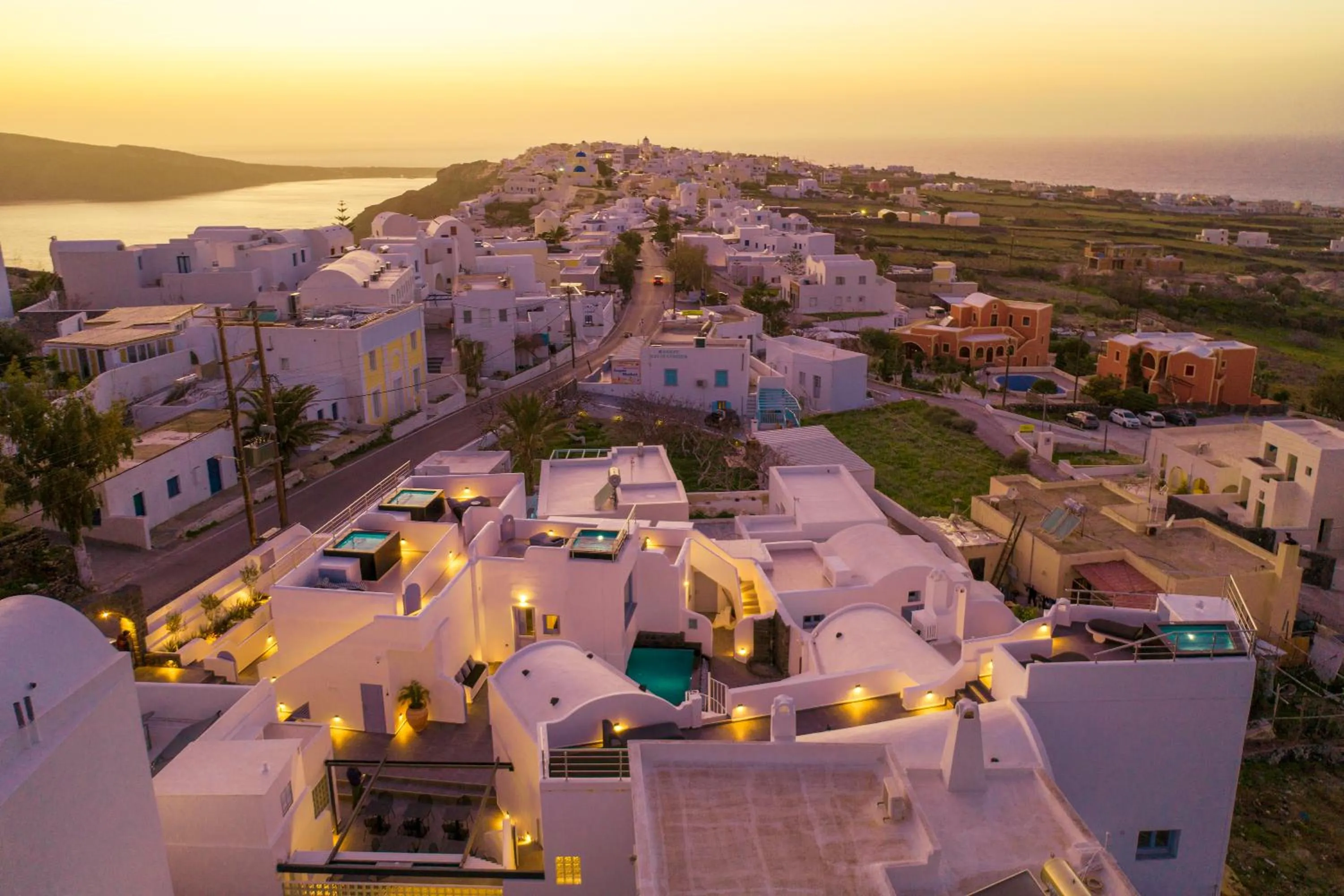 City view in Sole d'oro Luxury Suites