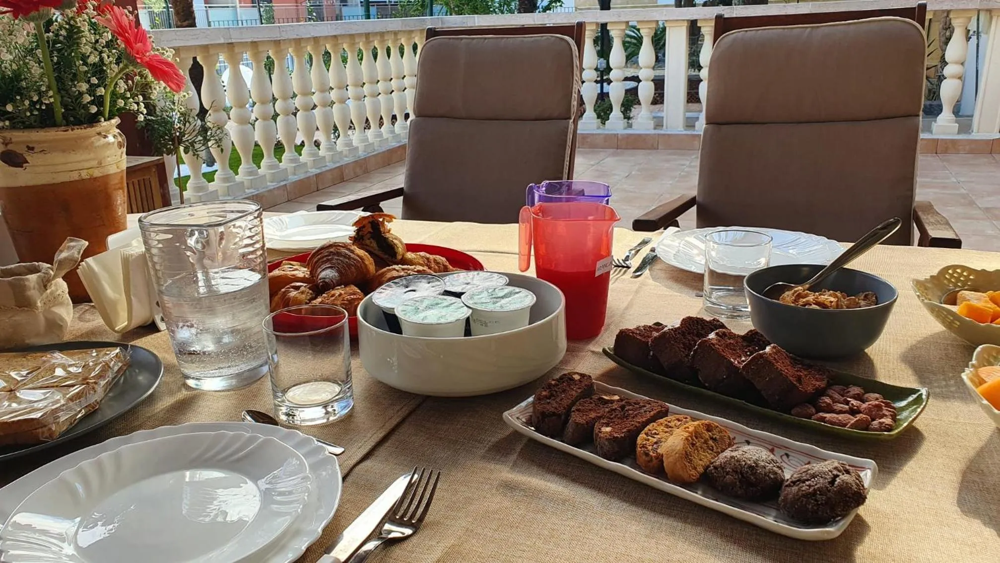 Food and drinks in B&B Giardino delle Delizie