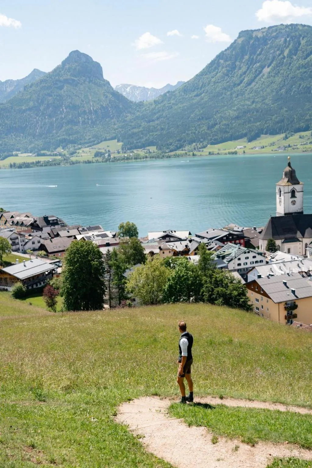 Natural landscape in Romantik Hotel Im Weissen Rössl am Wolfgangsee