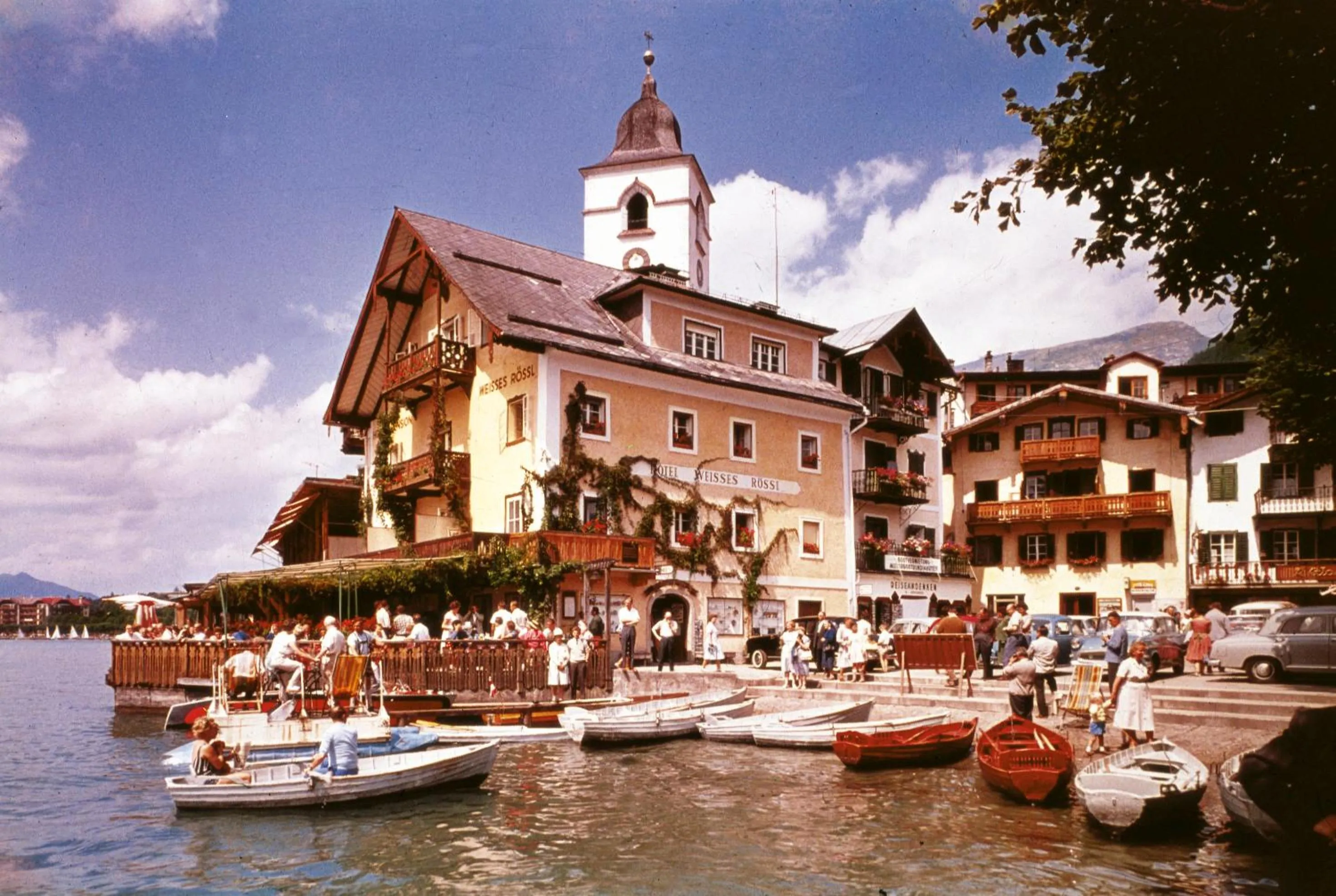 Property building in Romantik Hotel Im Weissen Rössl am Wolfgangsee