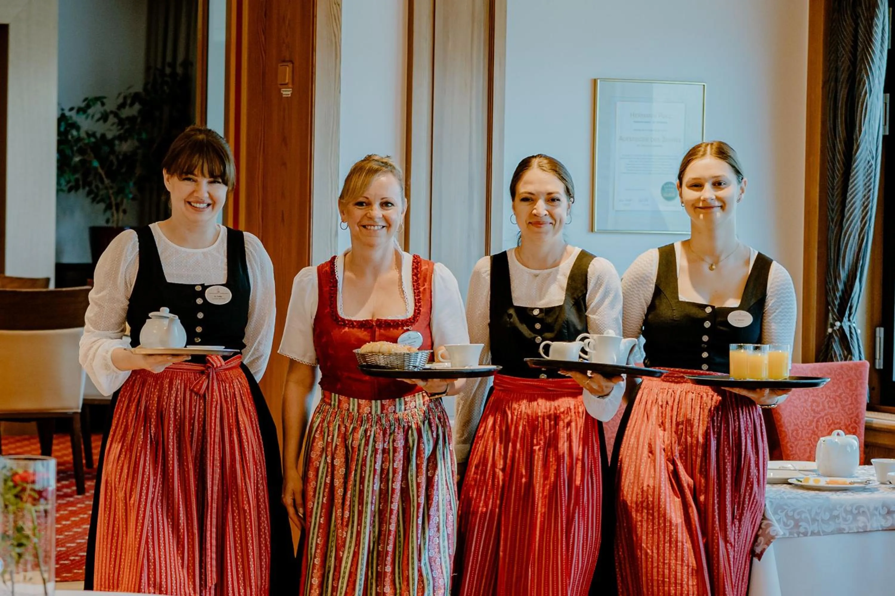 Staff in Romantik Hotel Im Weissen Rössl am Wolfgangsee