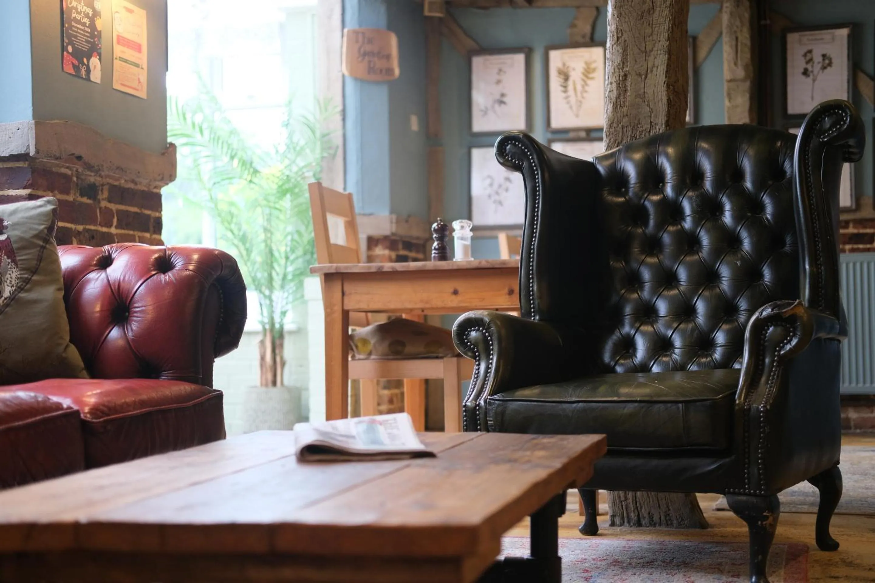 Dining area in The Crown Inn Dial Post