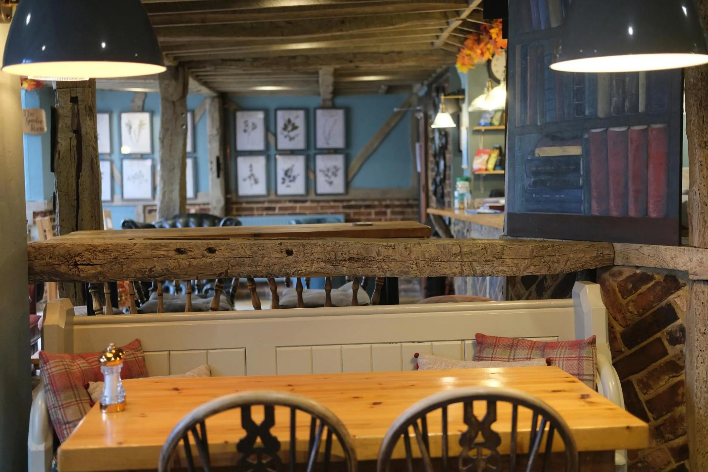 Dining area in The Crown Inn Dial Post