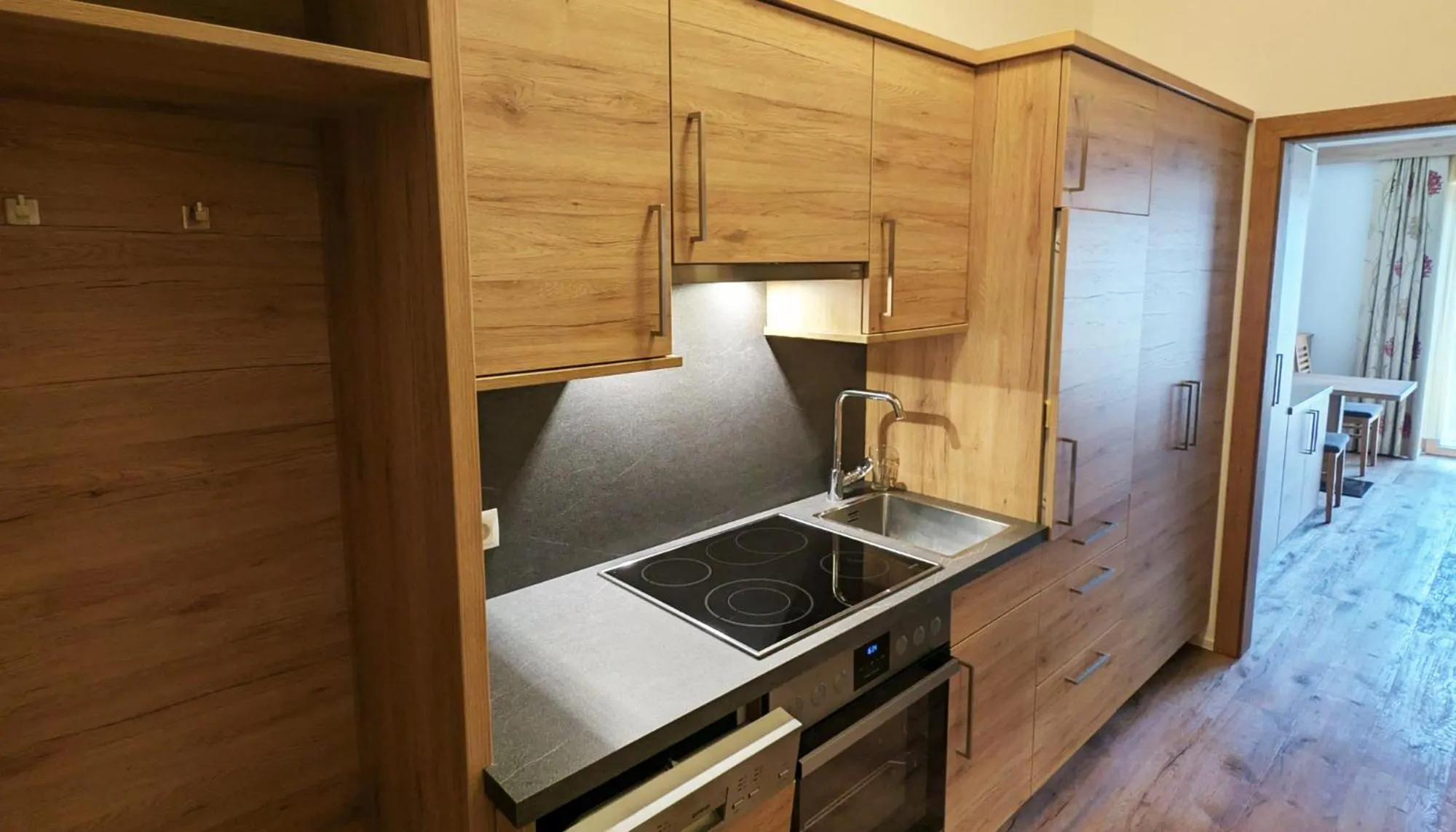 Kitchen or kitchenette in Hotel Alpenpanorama