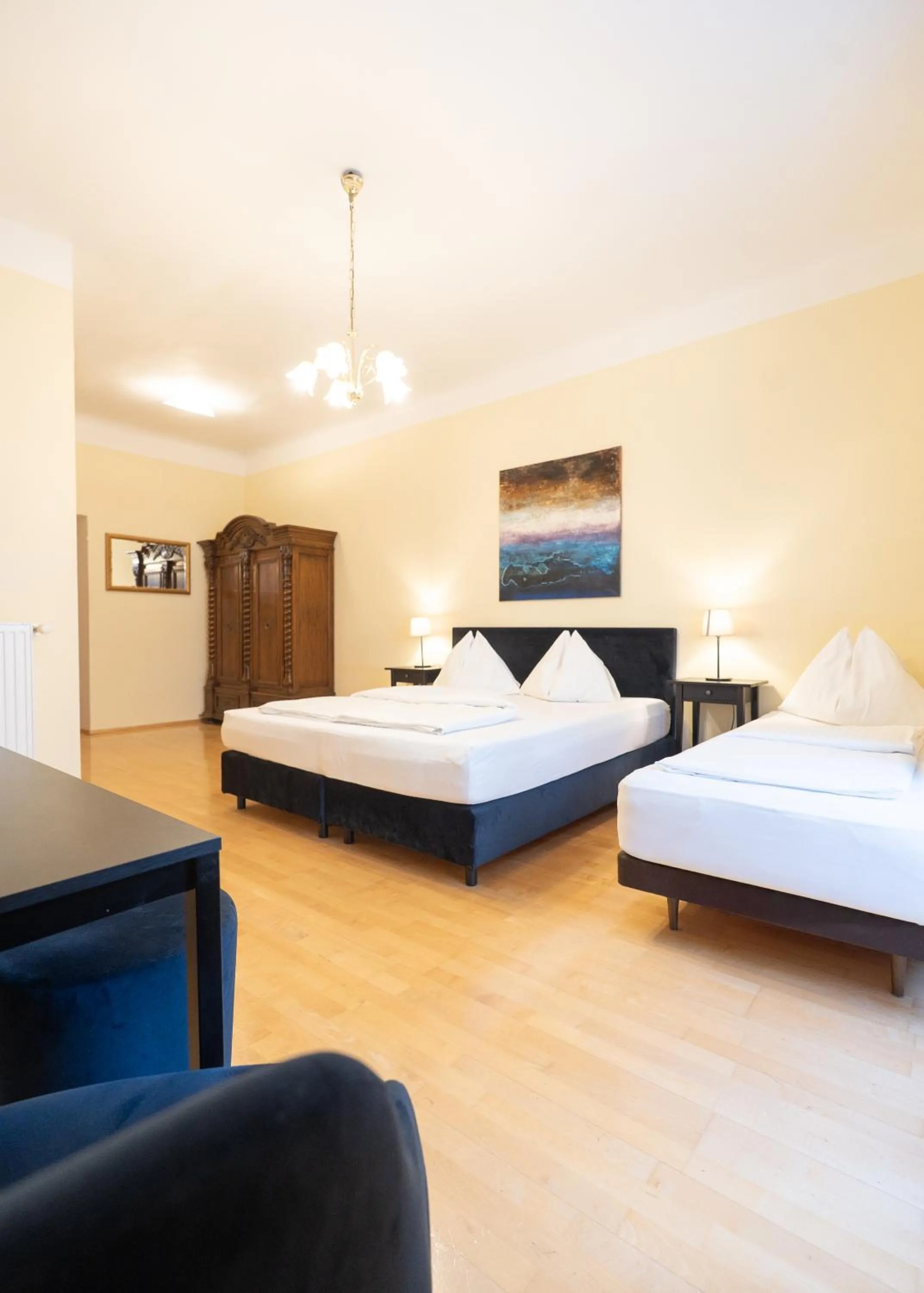 Bed in Hotel Mariahilf