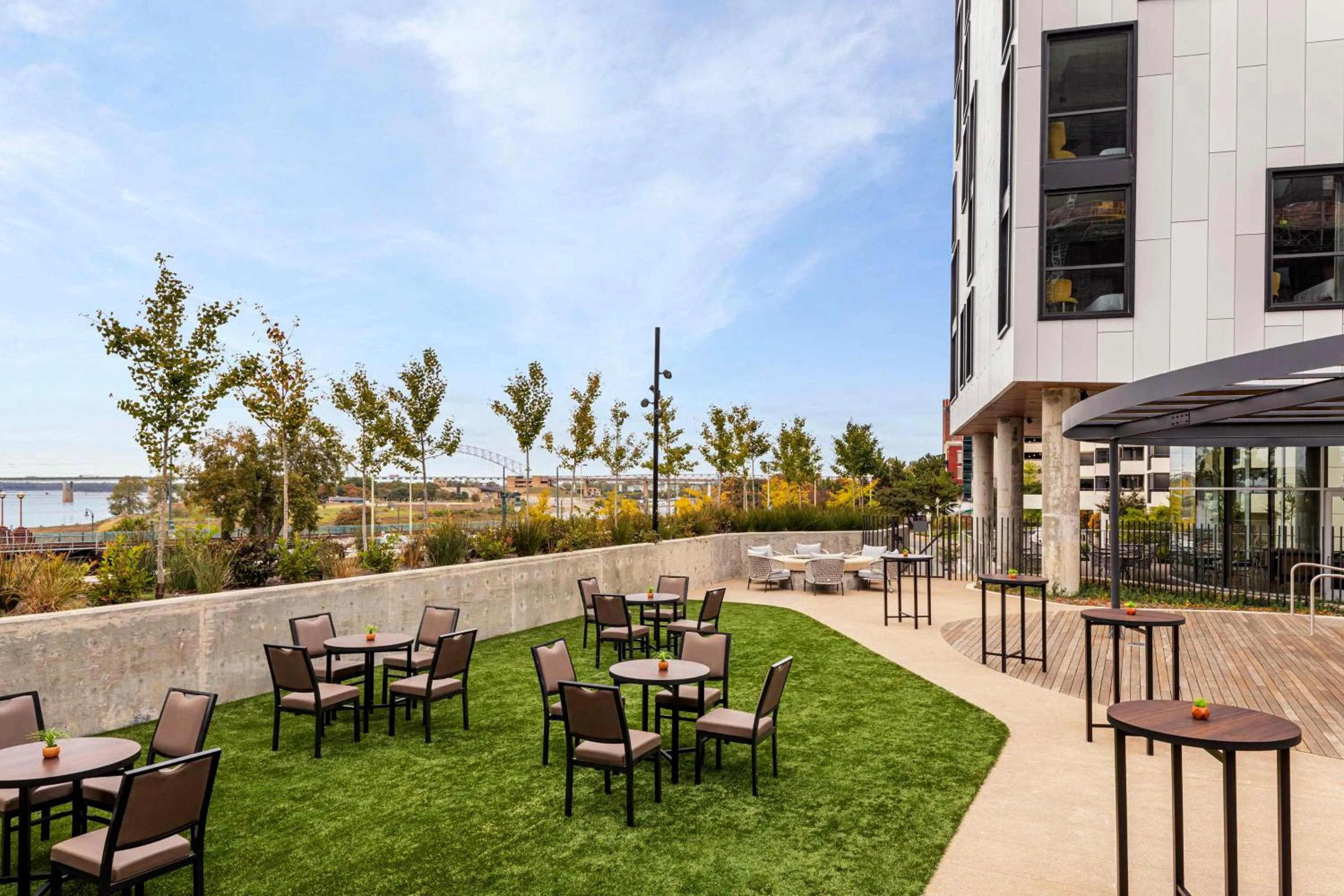 Patio in Hyatt Centric Beale Street Memphis