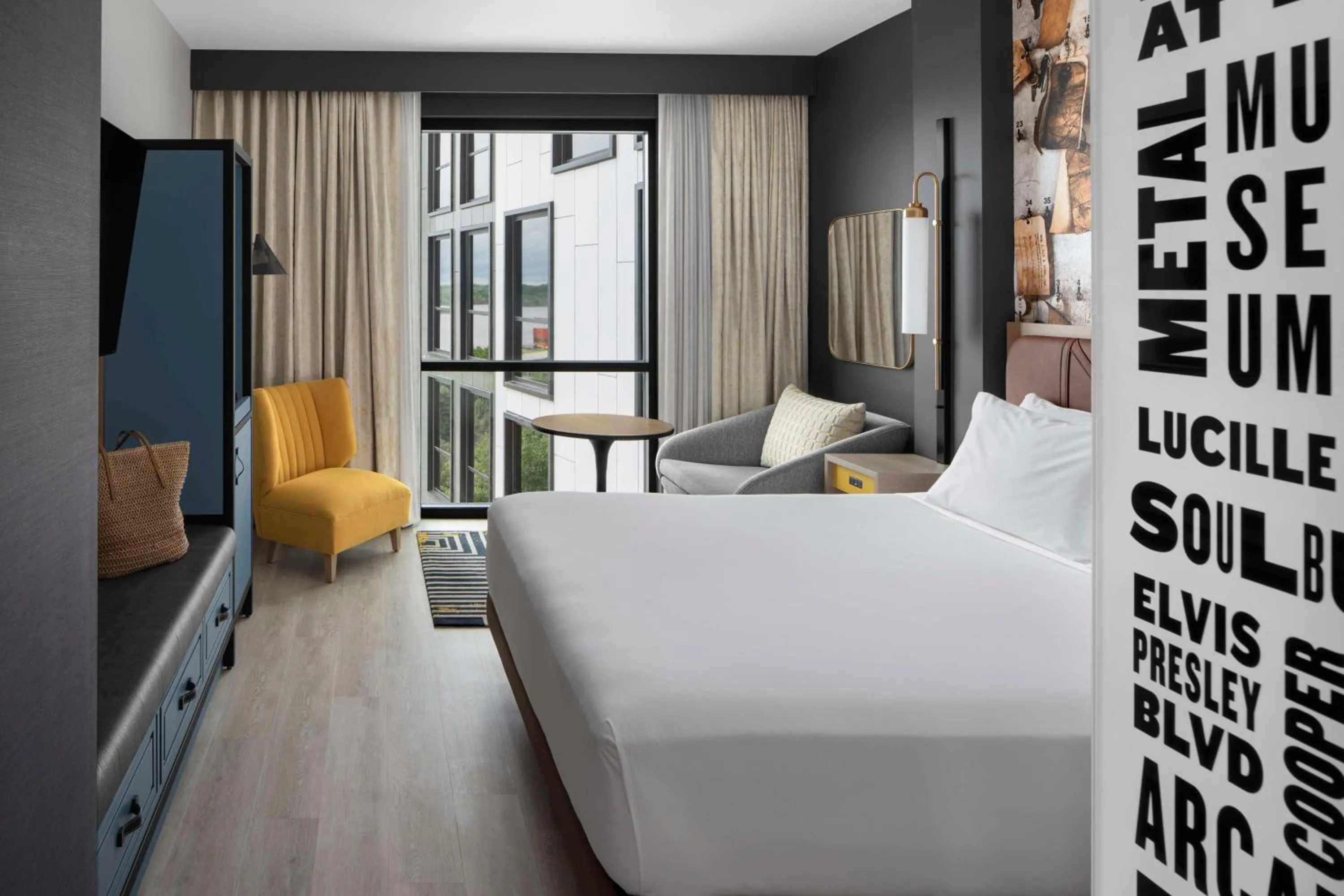 Bed in Hyatt Centric Beale Street Memphis