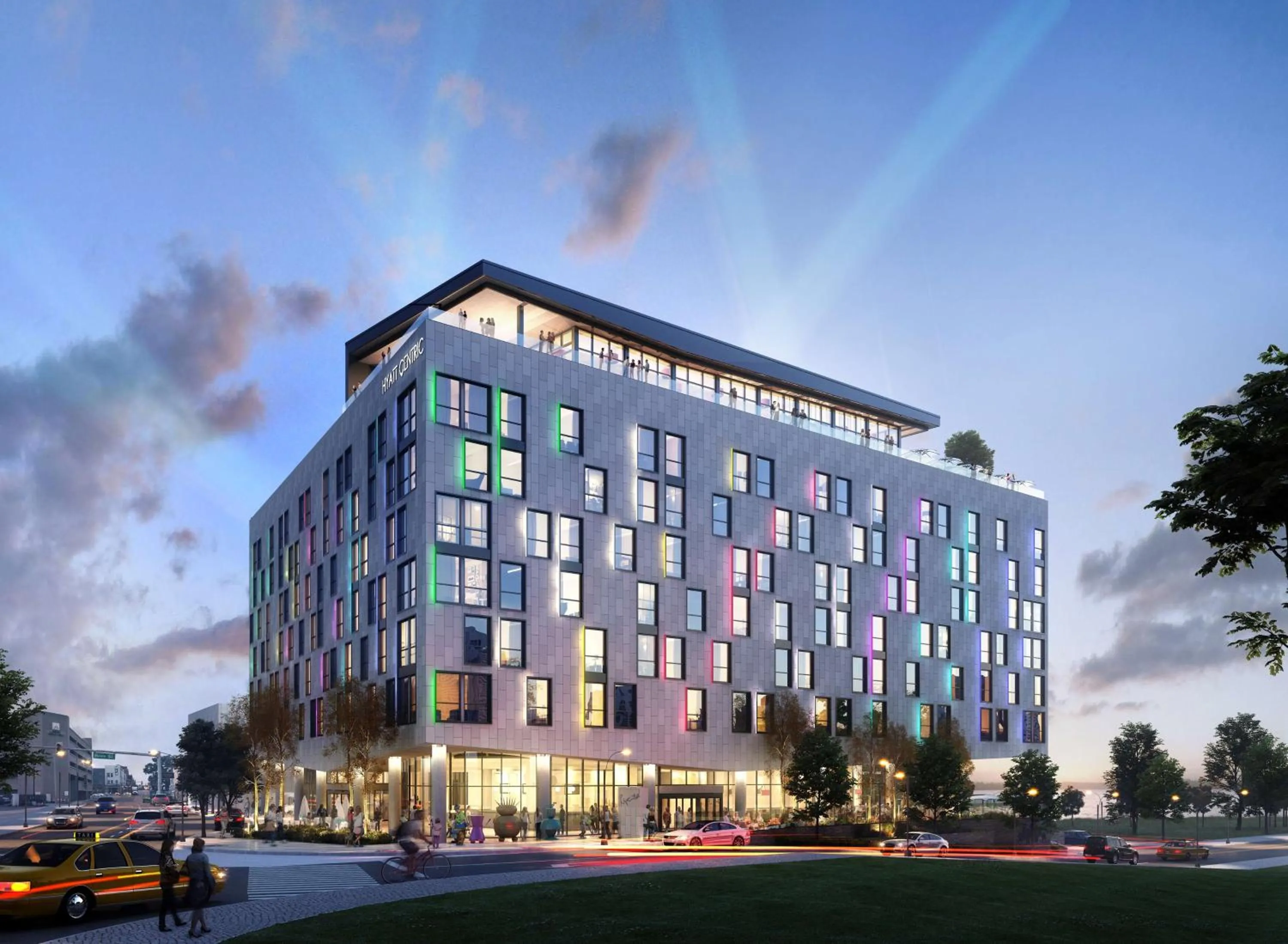 Property building in Hyatt Centric Beale Street Memphis