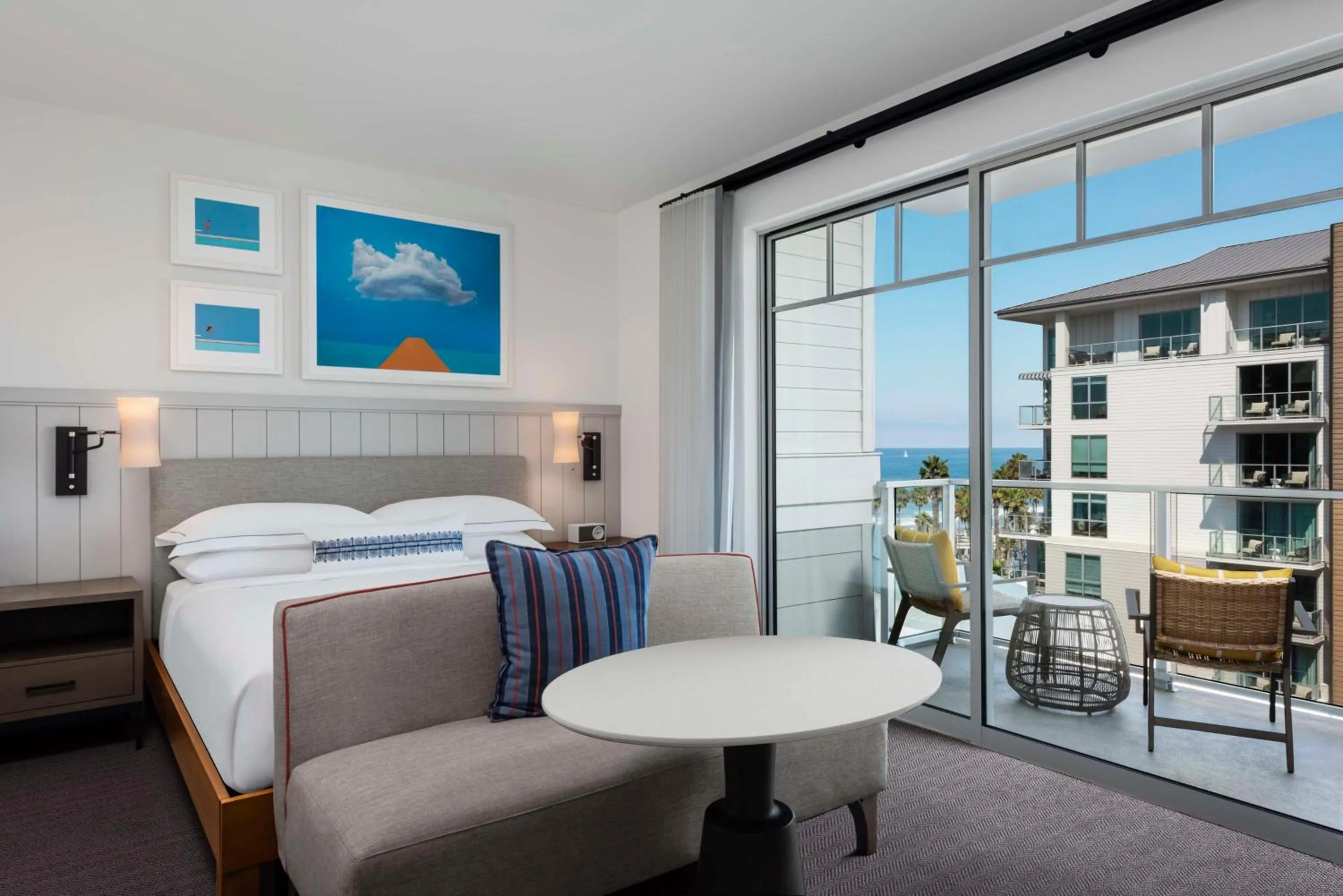 View (from property/room), Bed in The Seabird Ocean Resort & Spa, Part of Destination Hotel by Hyatt