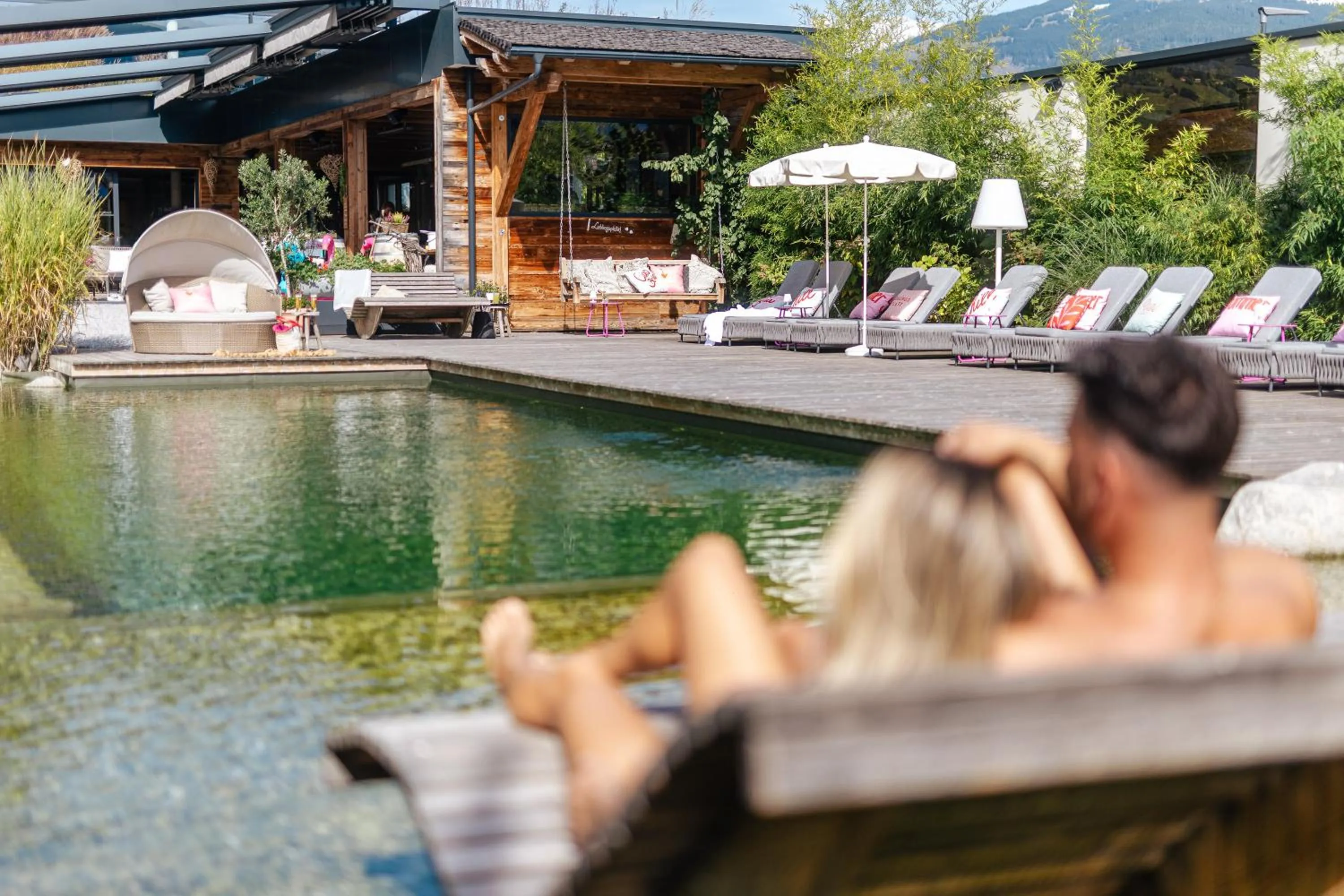 Swimming pool in Superior Sport und Familienresort Alpenblick