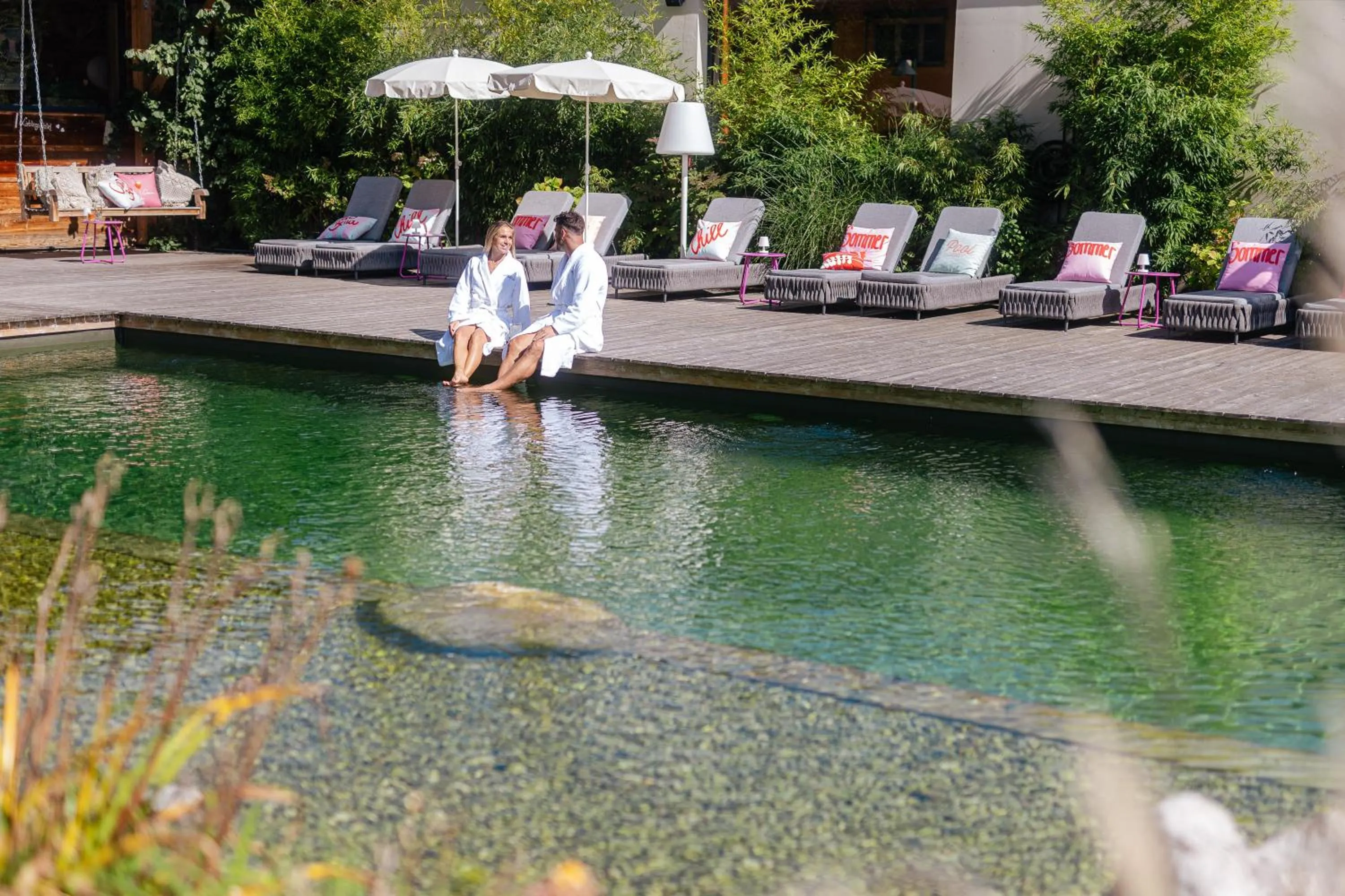 Swimming pool in Superior Sport und Familienresort Alpenblick