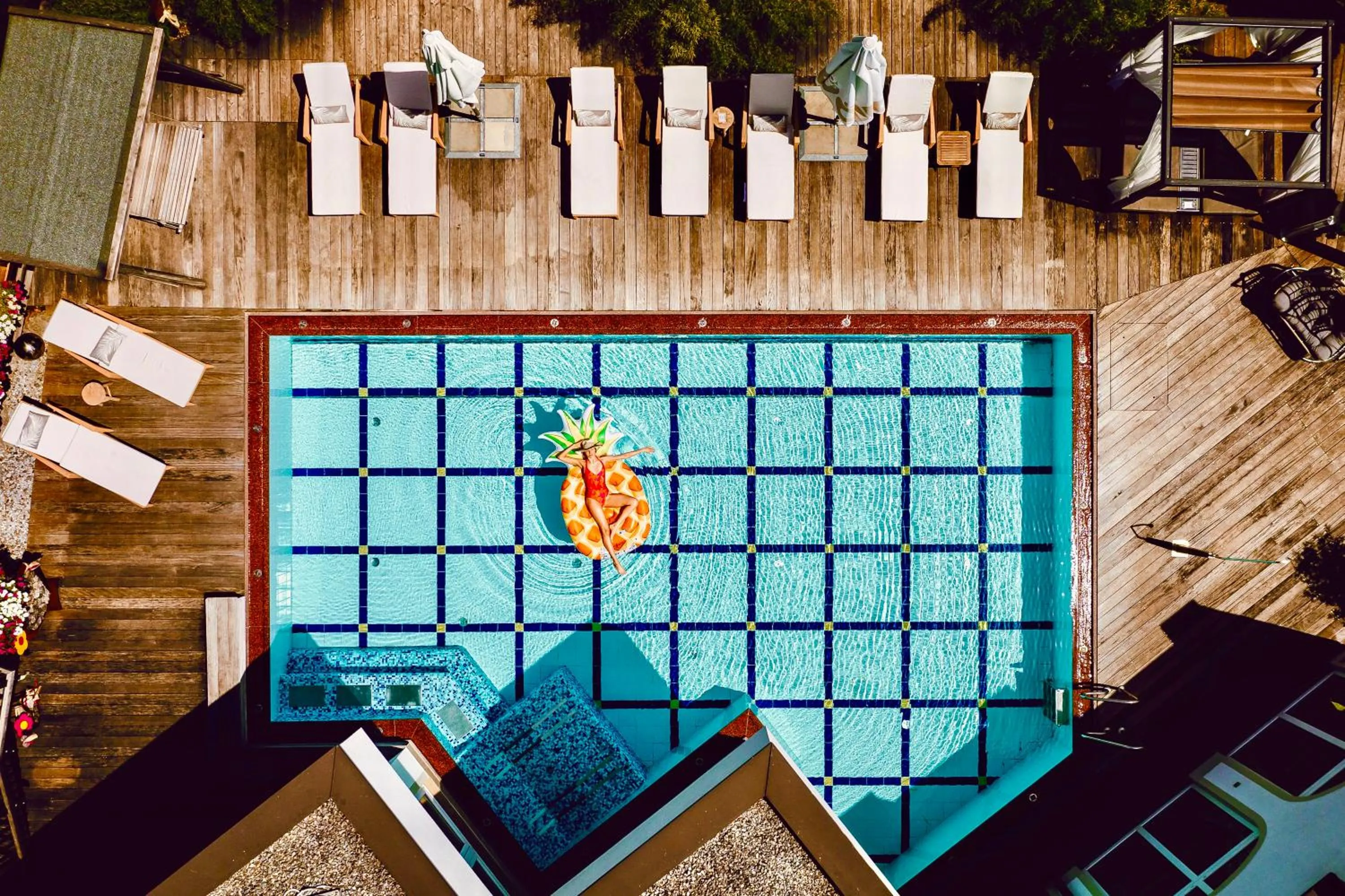 Swimming pool in Superior Sport und Familienresort Alpenblick