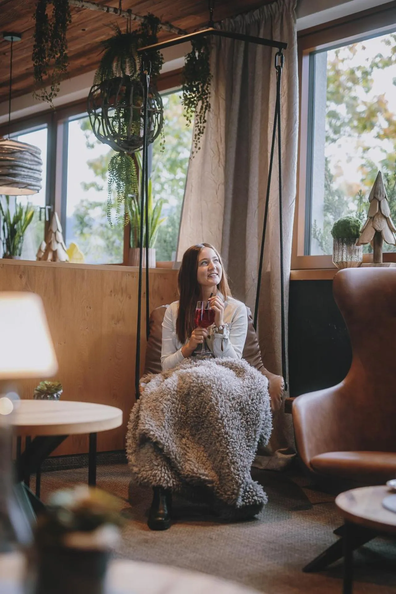 Lounge or bar in Superior Sport und Familienresort Alpenblick