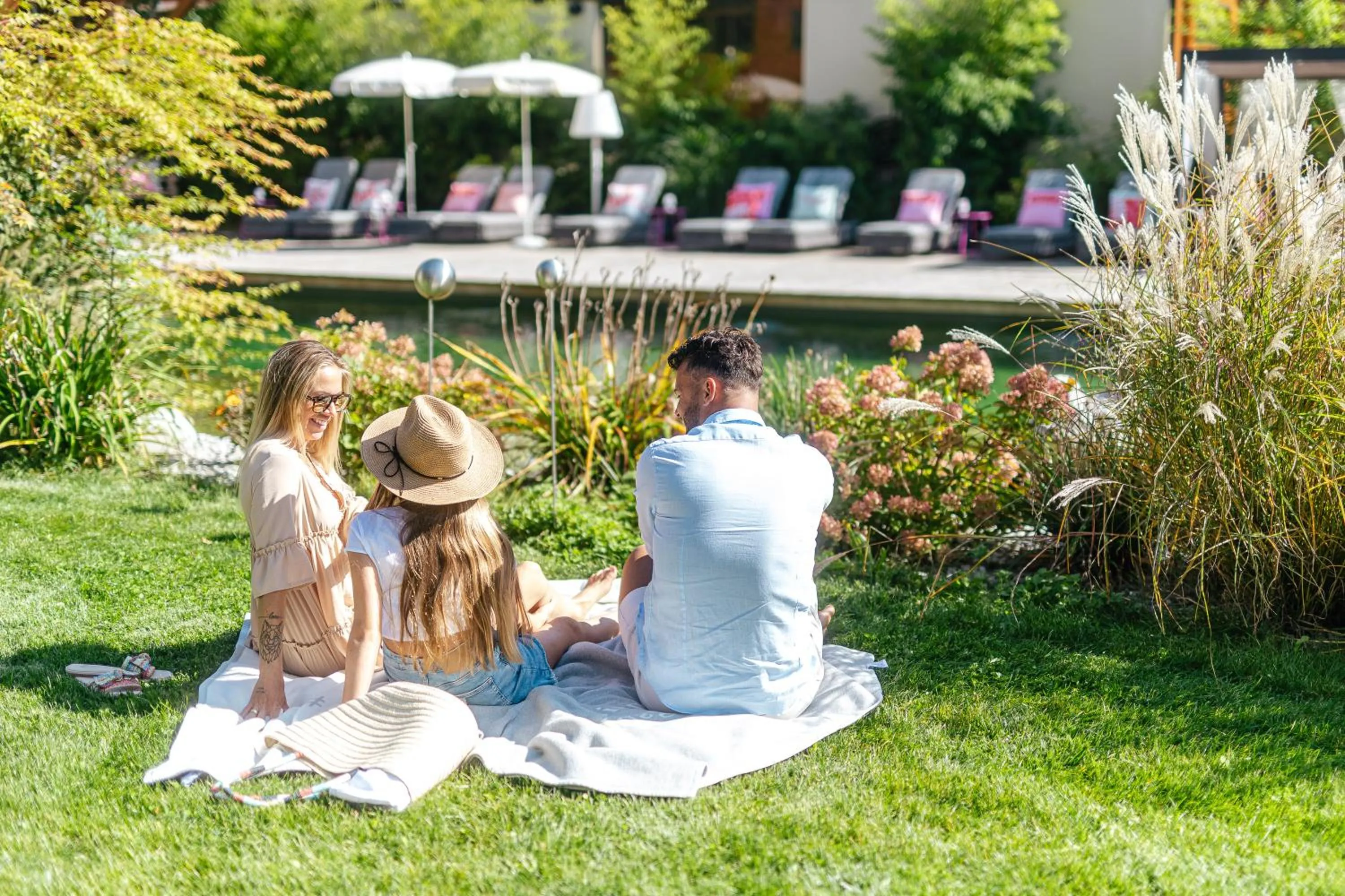 Swimming pool in Superior Sport und Familienresort Alpenblick
