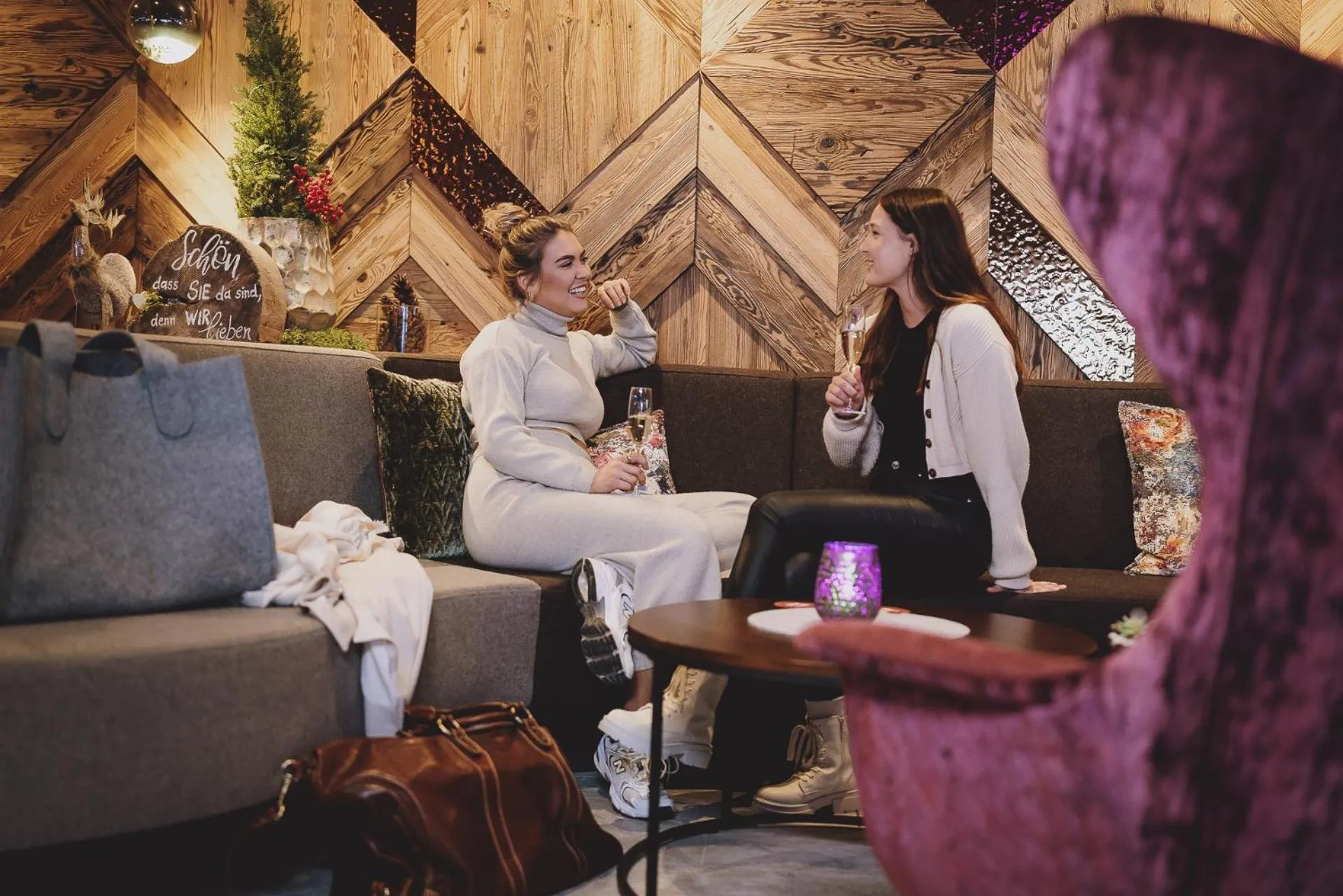 Lobby or reception in Superior Sport und Familienresort Alpenblick