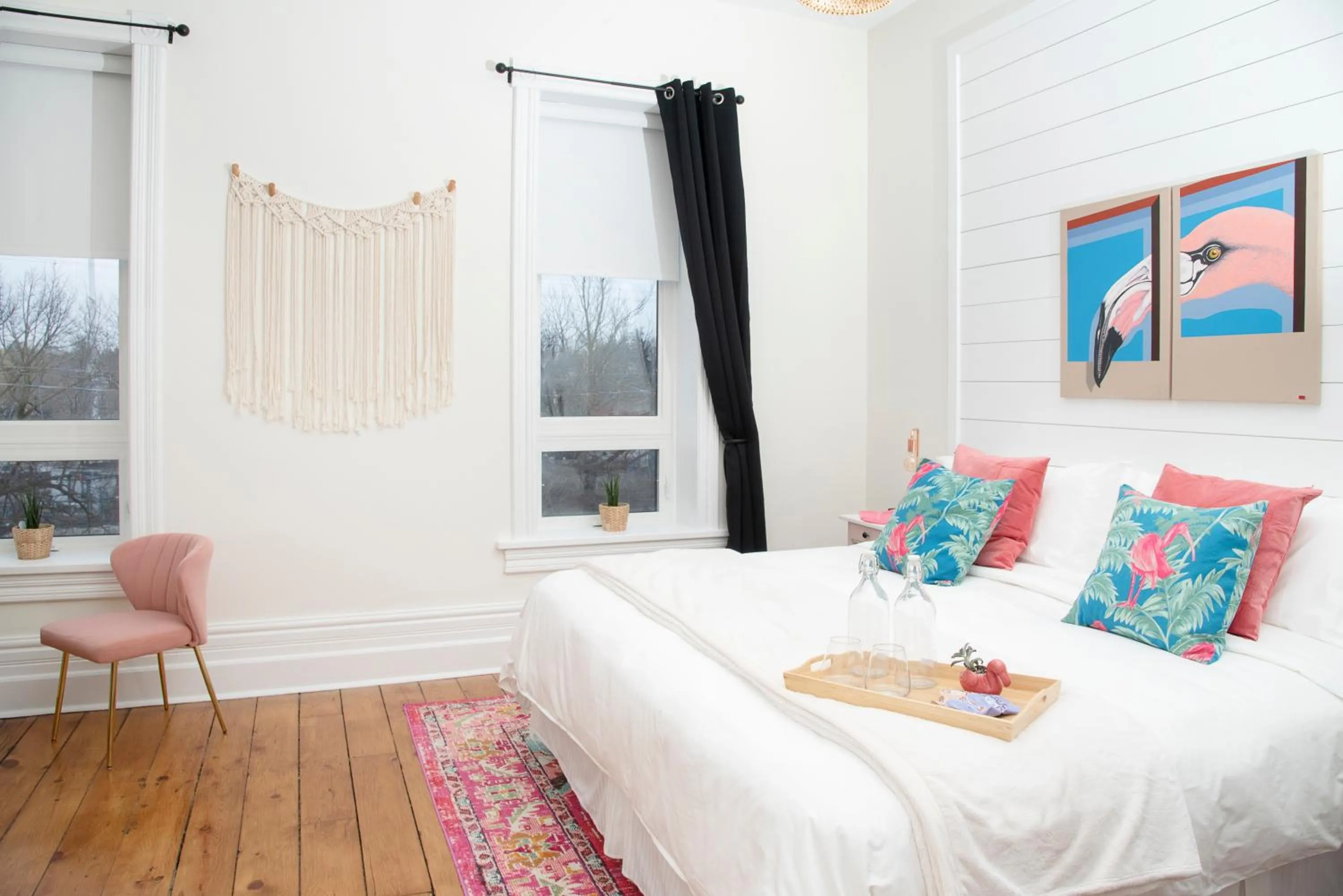 Bed in The Juniper Inn