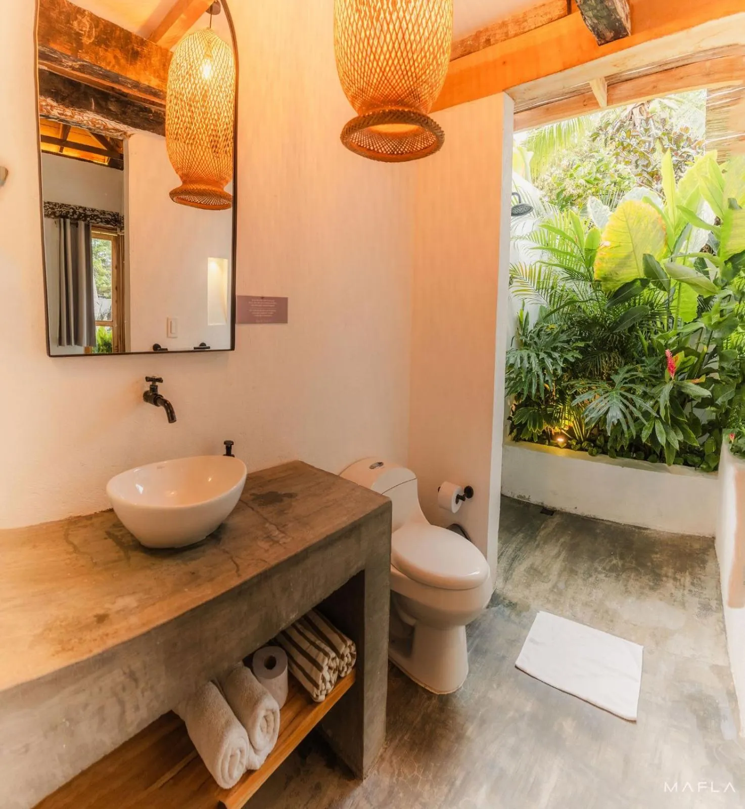 Bathroom in Rosario EcoHotel