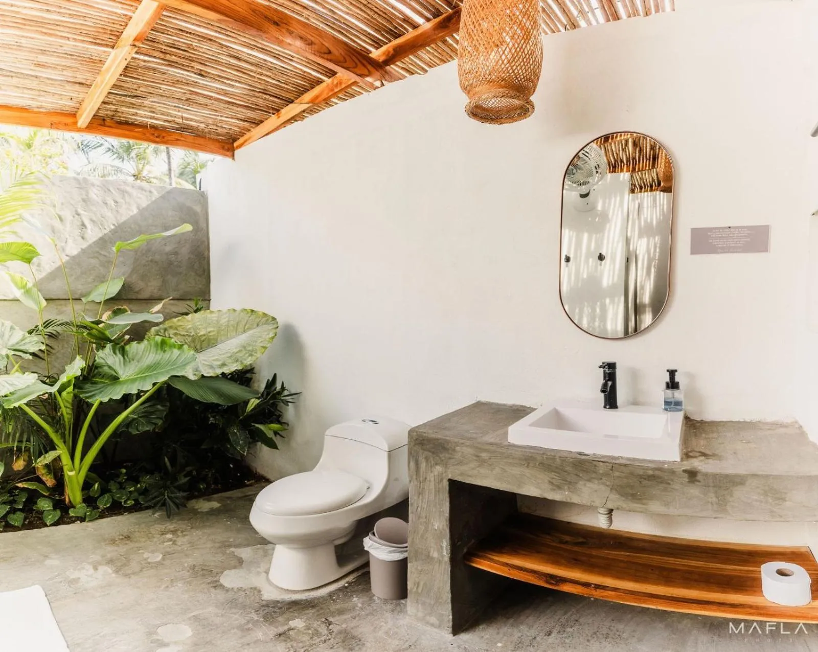 Bathroom in Rosario EcoHotel