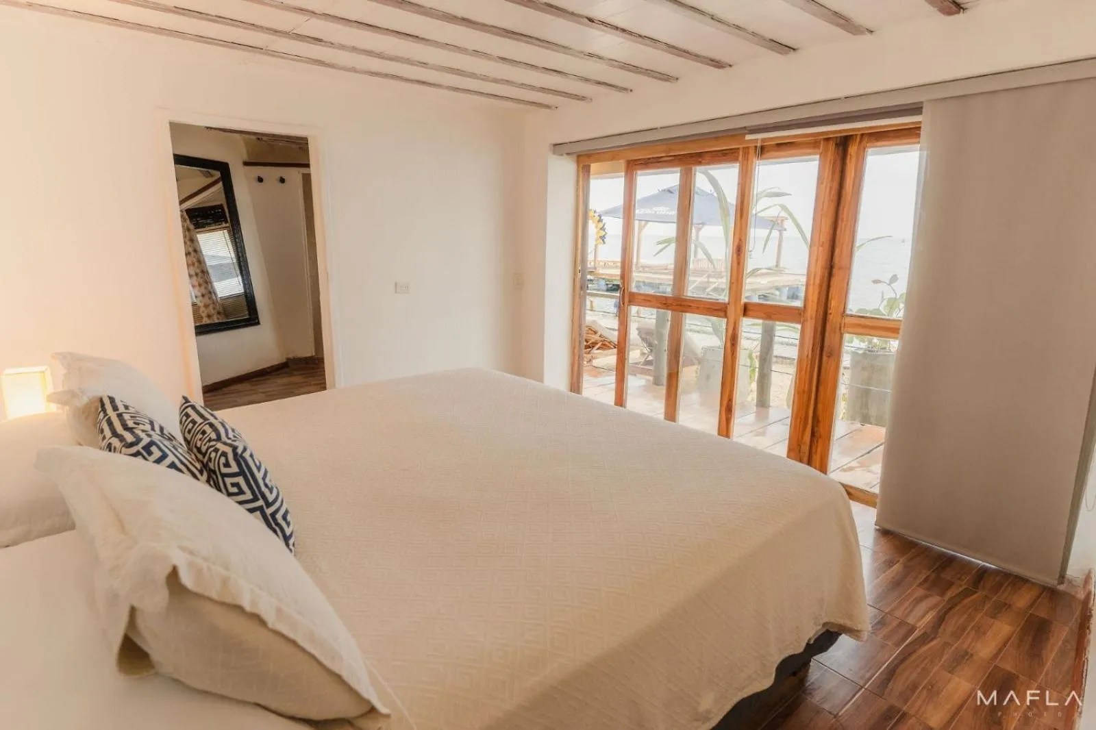 View (from property/room), Bed in Rosario EcoHotel