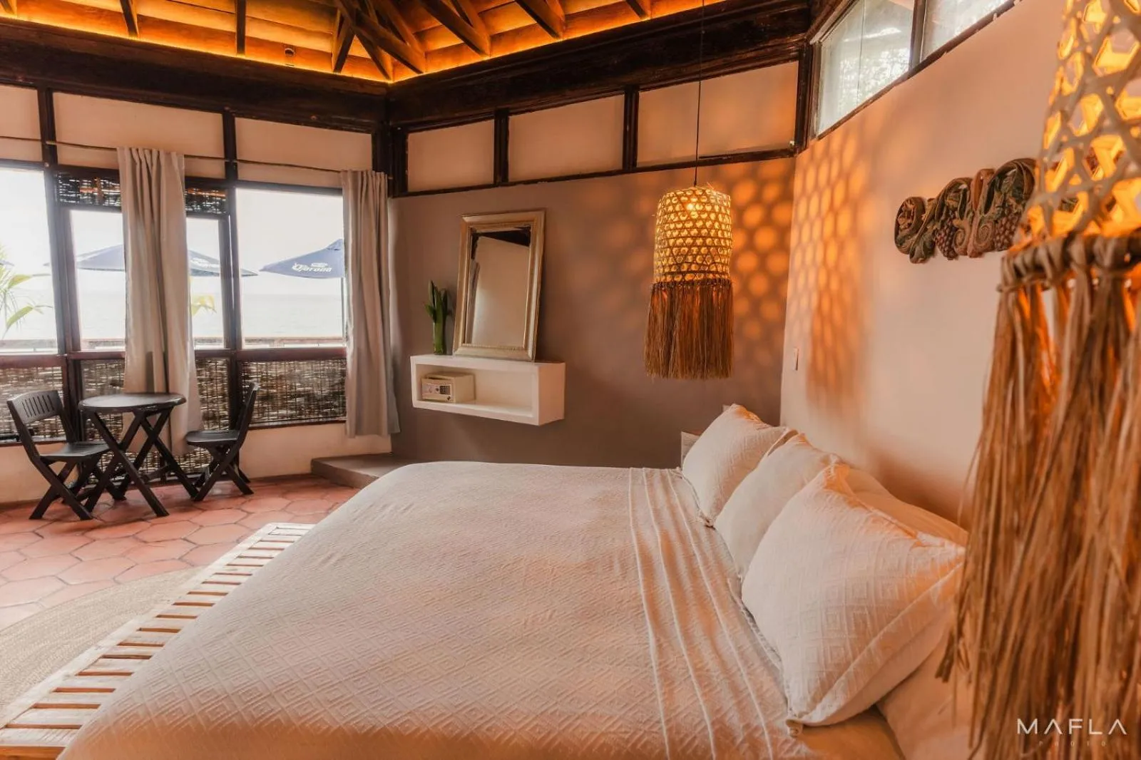 View (from property/room), Bed in Rosario EcoHotel