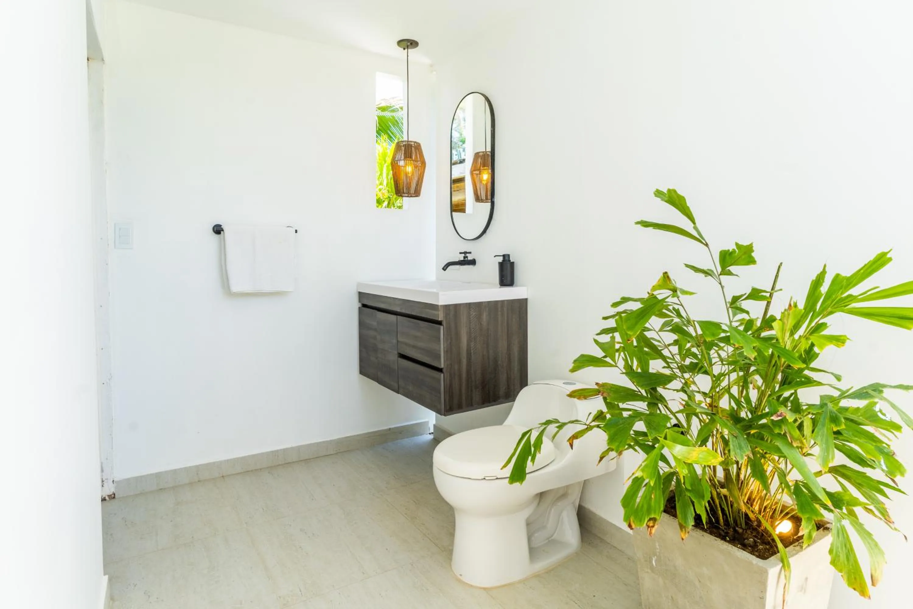 Bathroom in Rosario EcoHotel