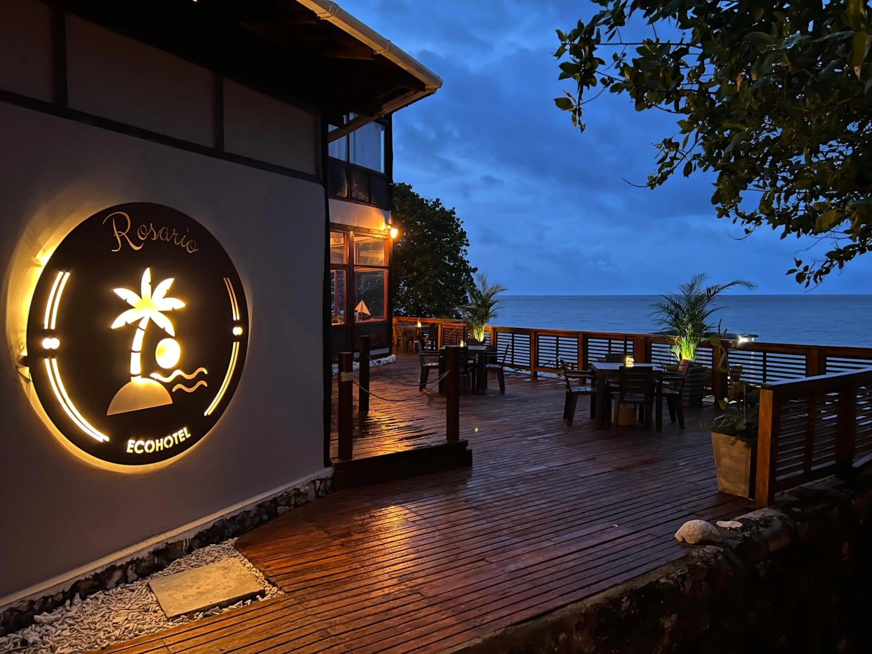 Patio in Rosario EcoHotel