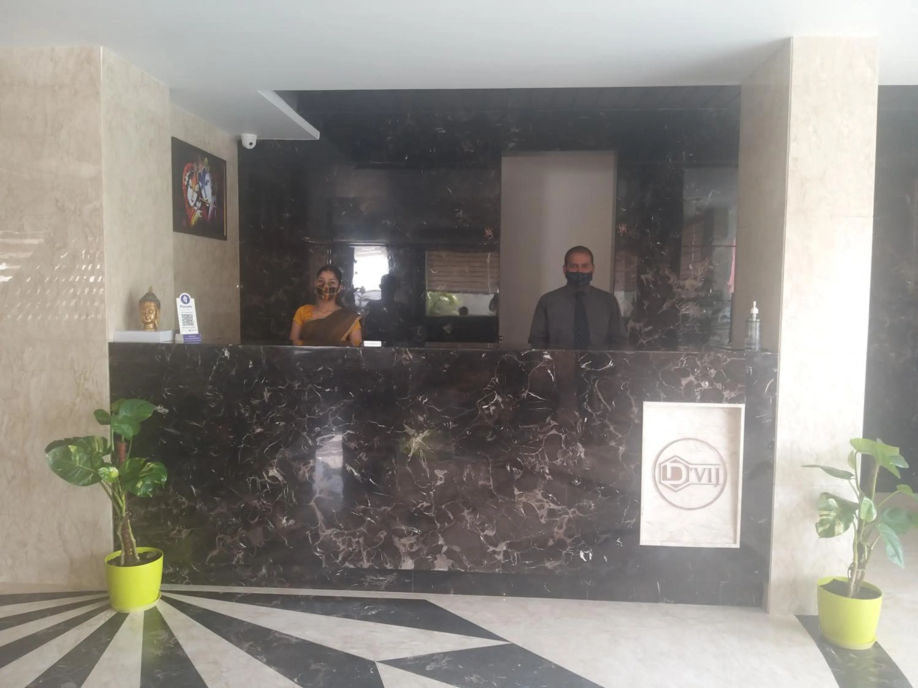 Lobby or reception in Hotel DVIJ INN