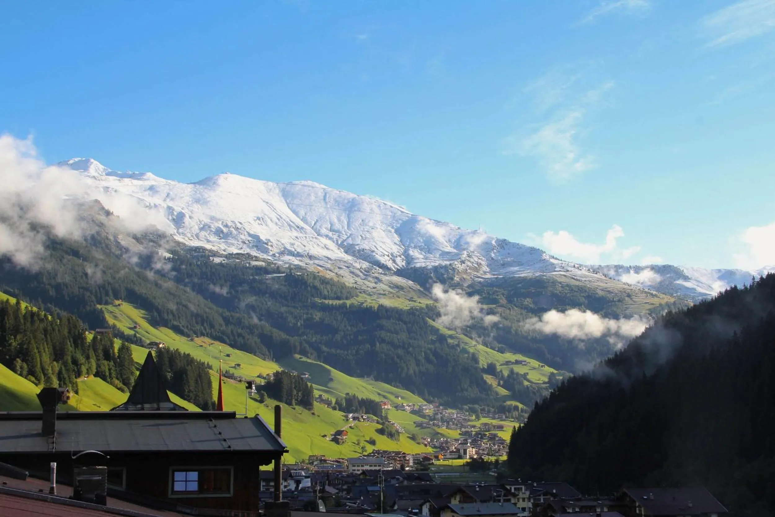 Mountain view in Hotel Pension Sonnleiten