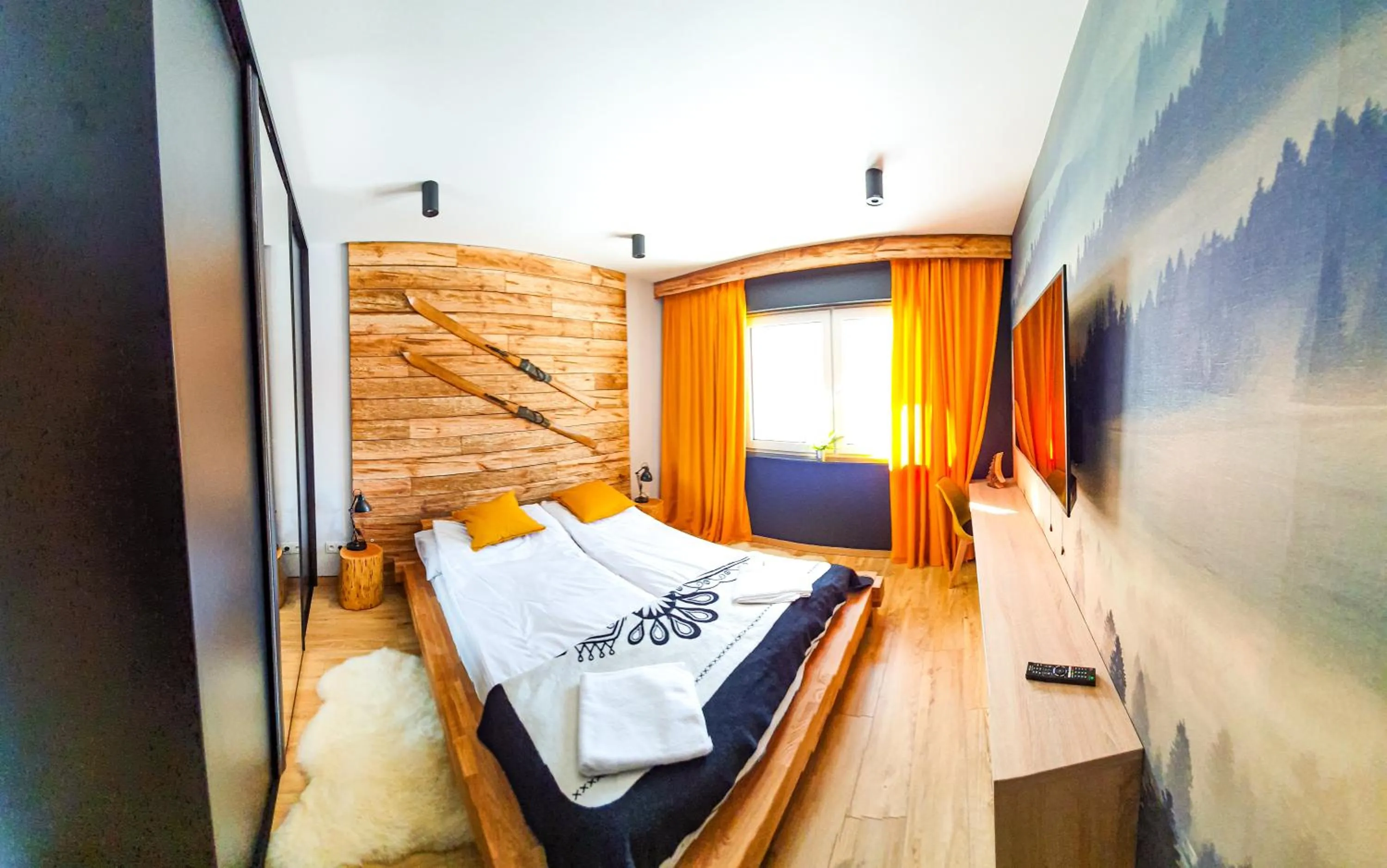 Bed in Apartamenty Pod Stokiem 200 m do kolejki Na Skrzyczne - szczyrk apartamenty
