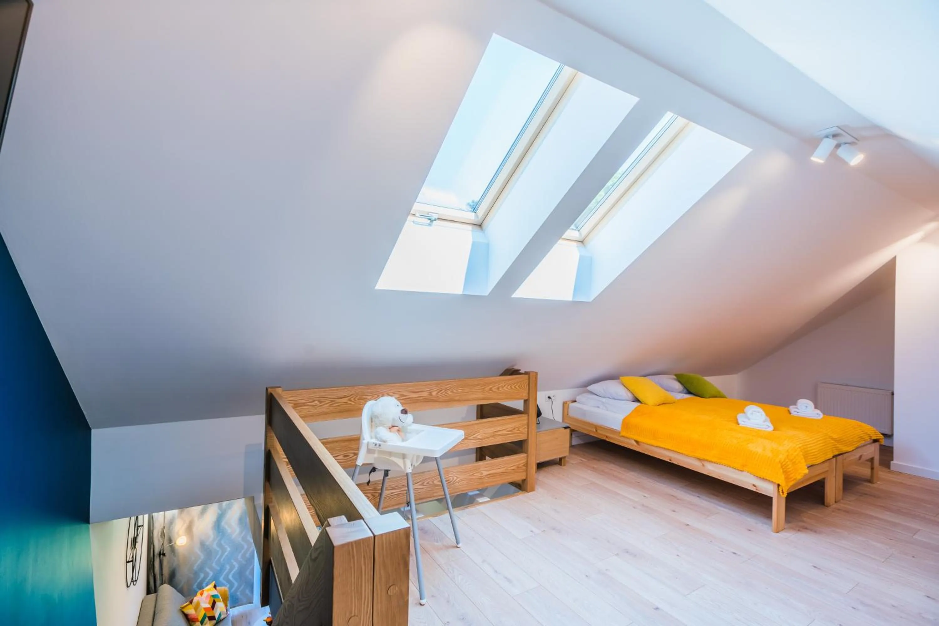 Bed in Apartamenty Pod Stokiem 200 m do kolejki Na Skrzyczne - szczyrk apartamenty