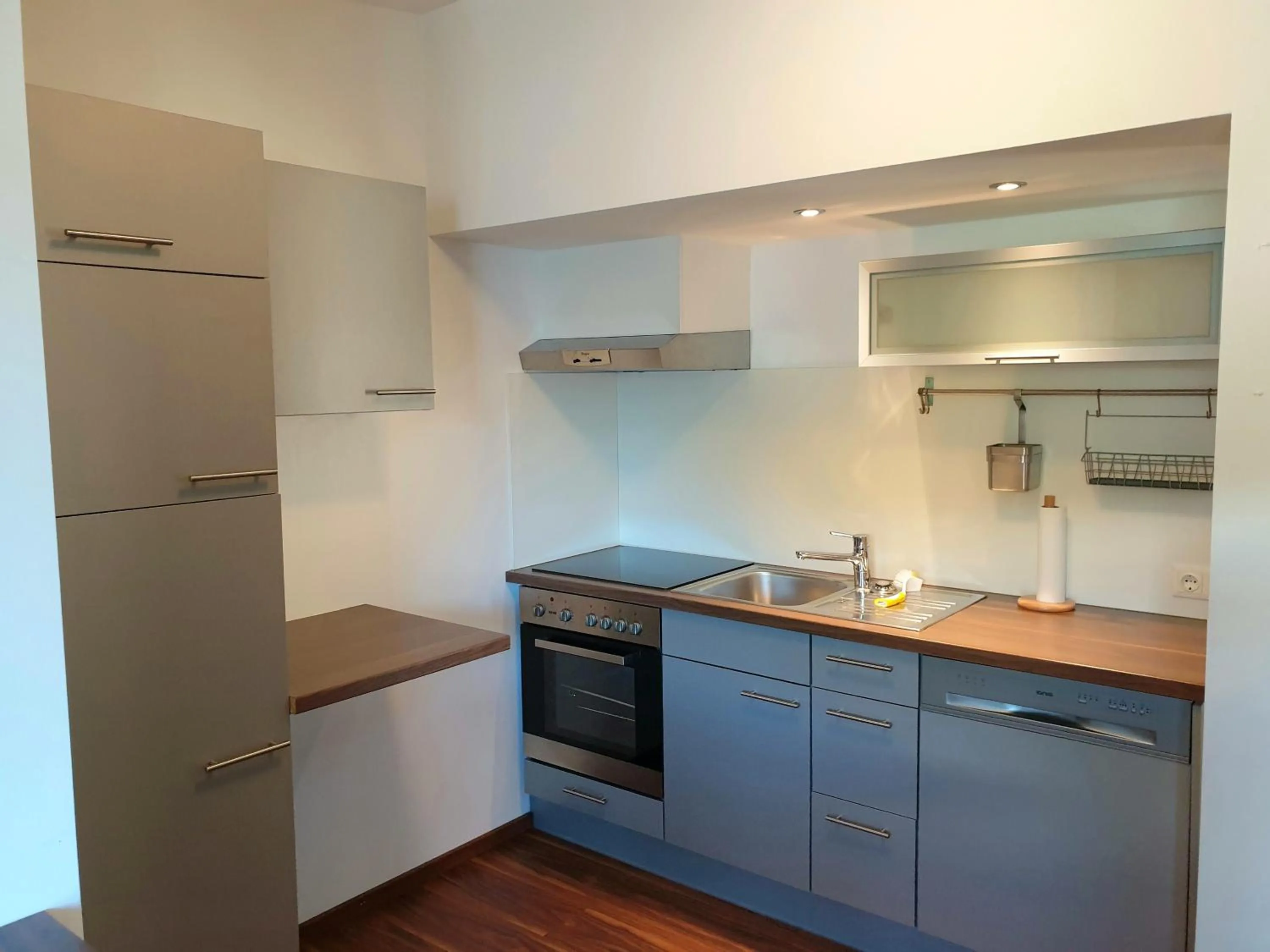 Kitchen or kitchenette in Hotel Via Roma