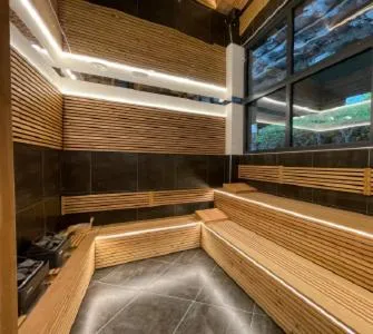 Spa and wellness centre/facilities in Coin d'Aubrac Hôtel Restaurant SPA de luxe