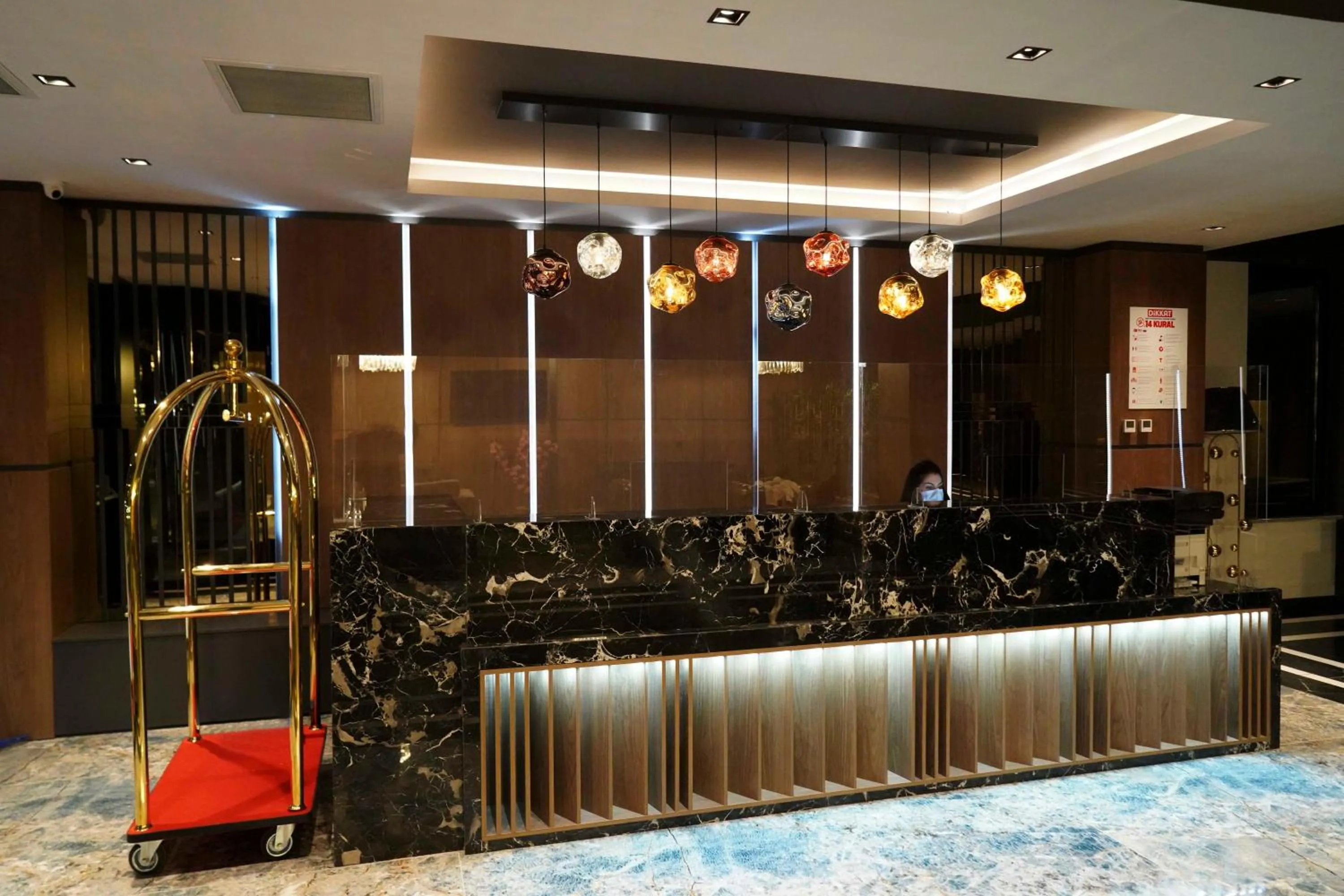 Lobby or reception in Elifim Resort Hotel