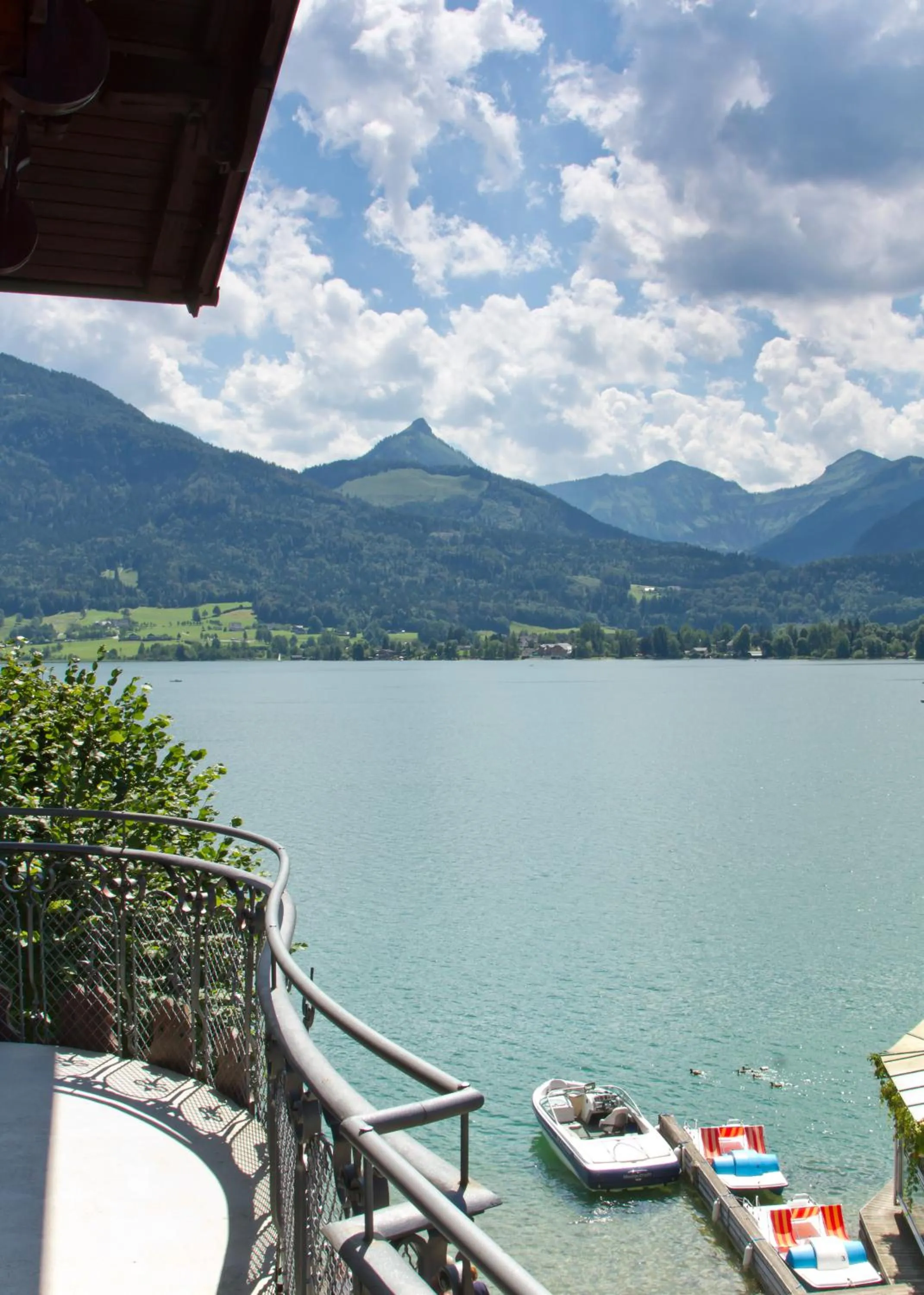 Lake view in Hotel Weisser Hirsch