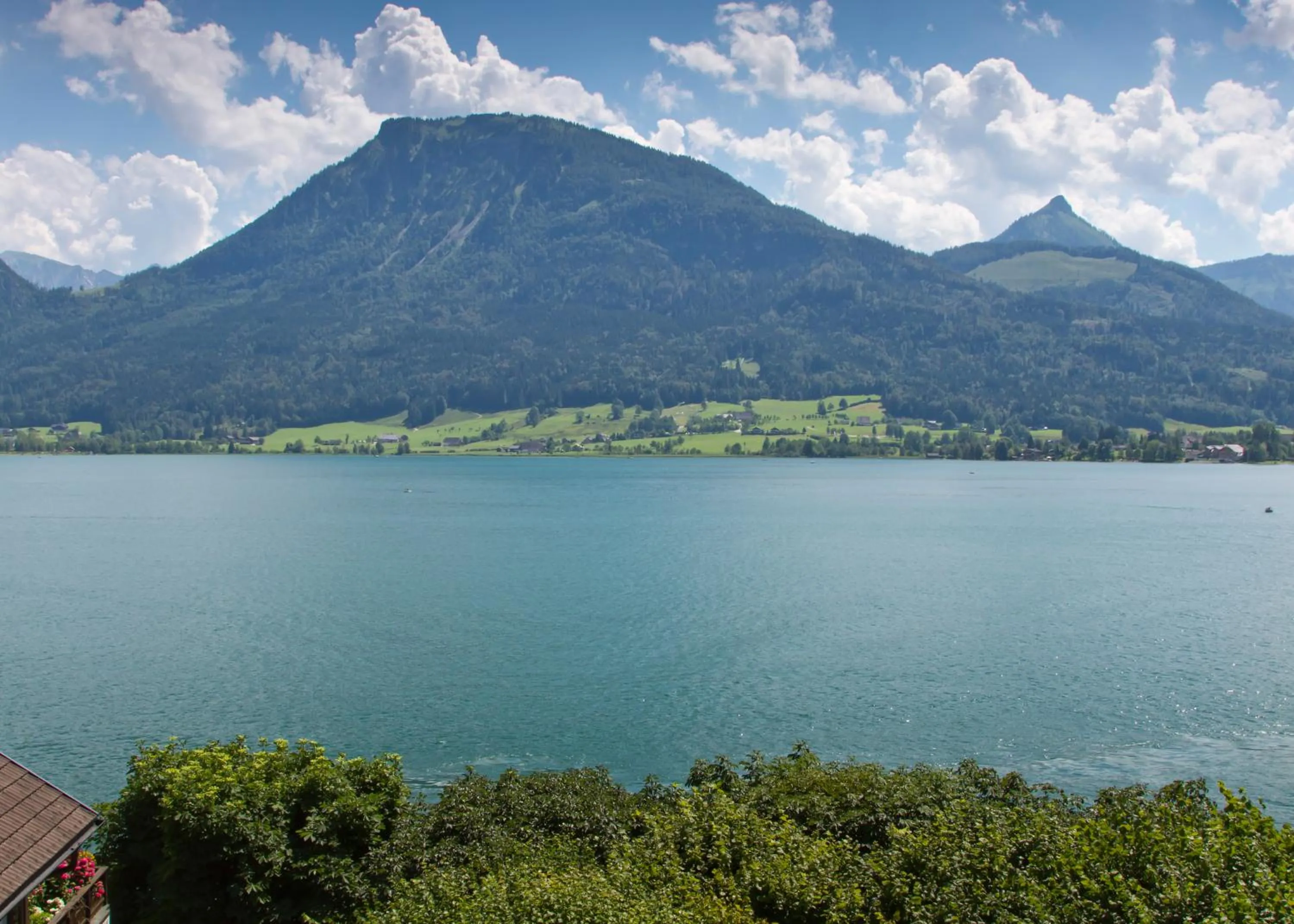 Lake view in Hotel Weisser Hirsch