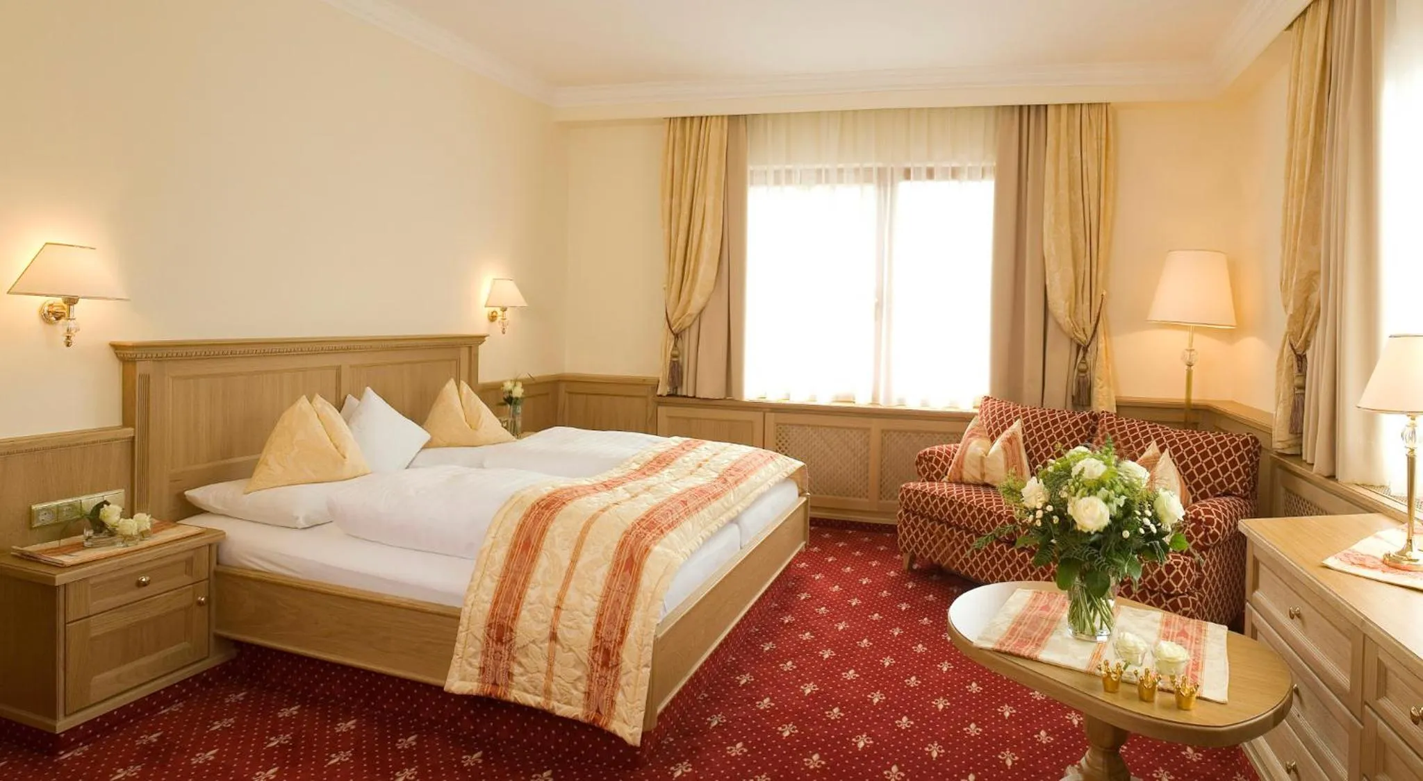 Photo of the whole room, Bed in Gartenhotel Maria Theresia