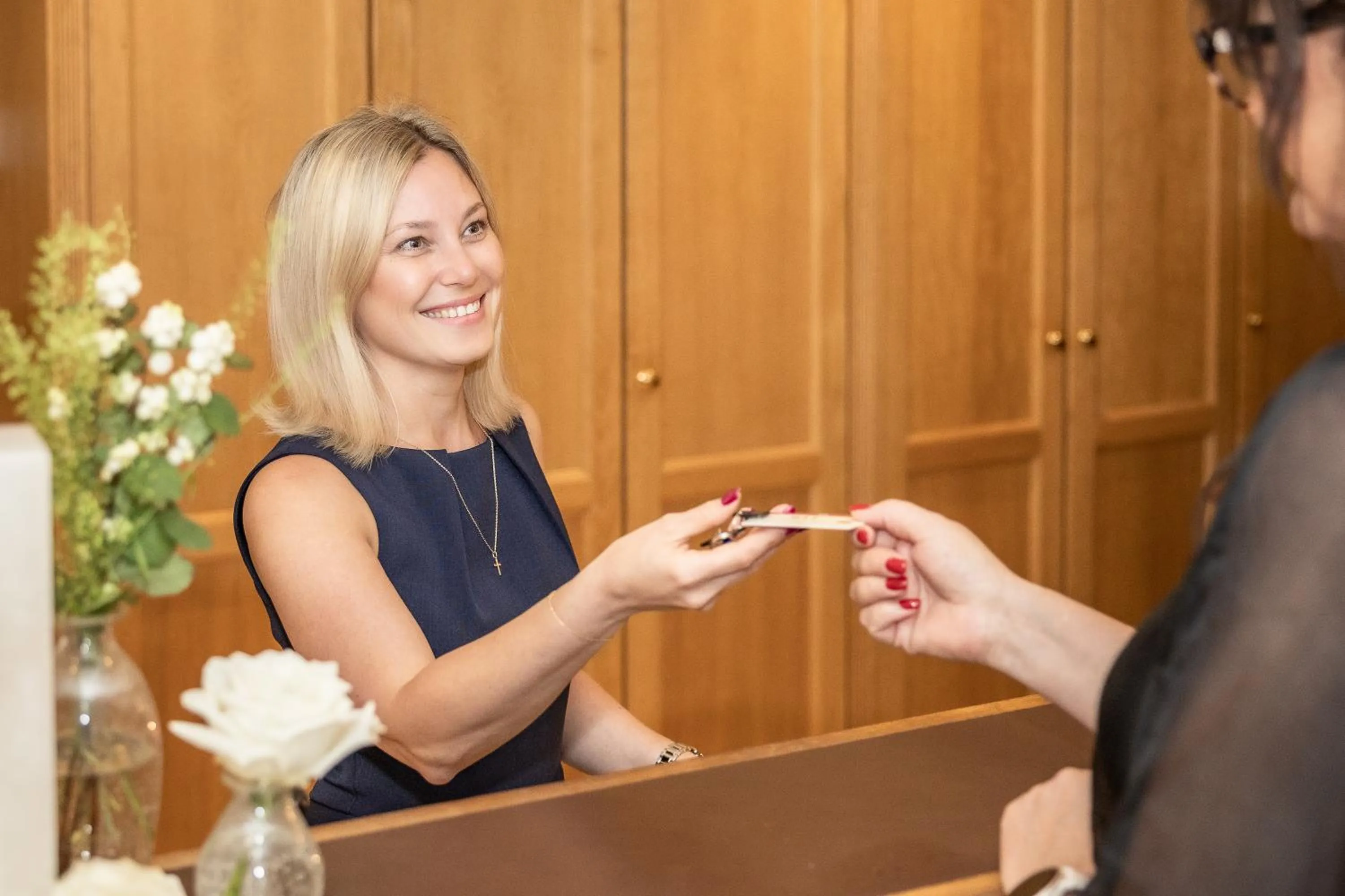 Lobby or reception in Gartenhotel Maria Theresia