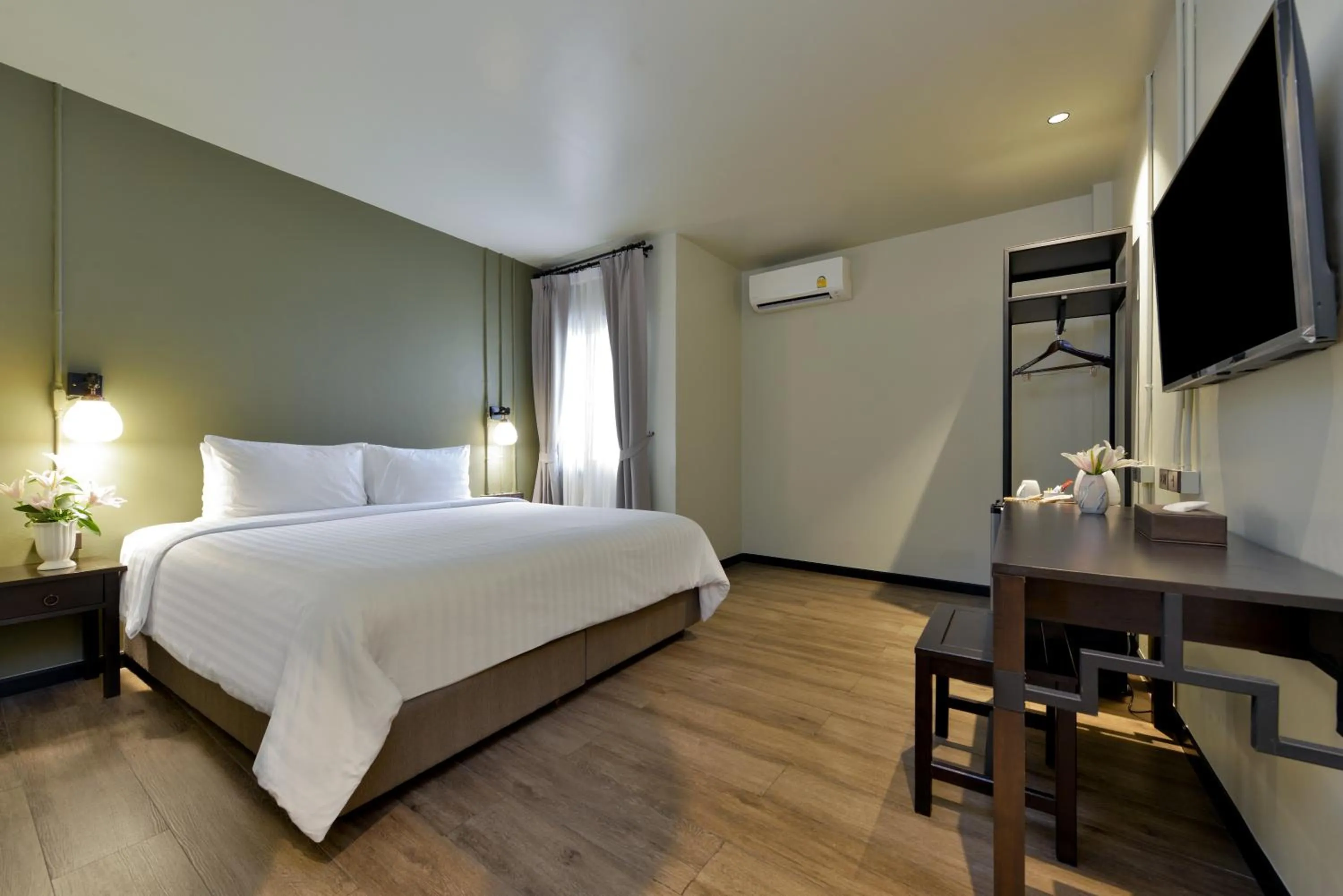 Bedroom, Bed in Oldthaiheng Hotel