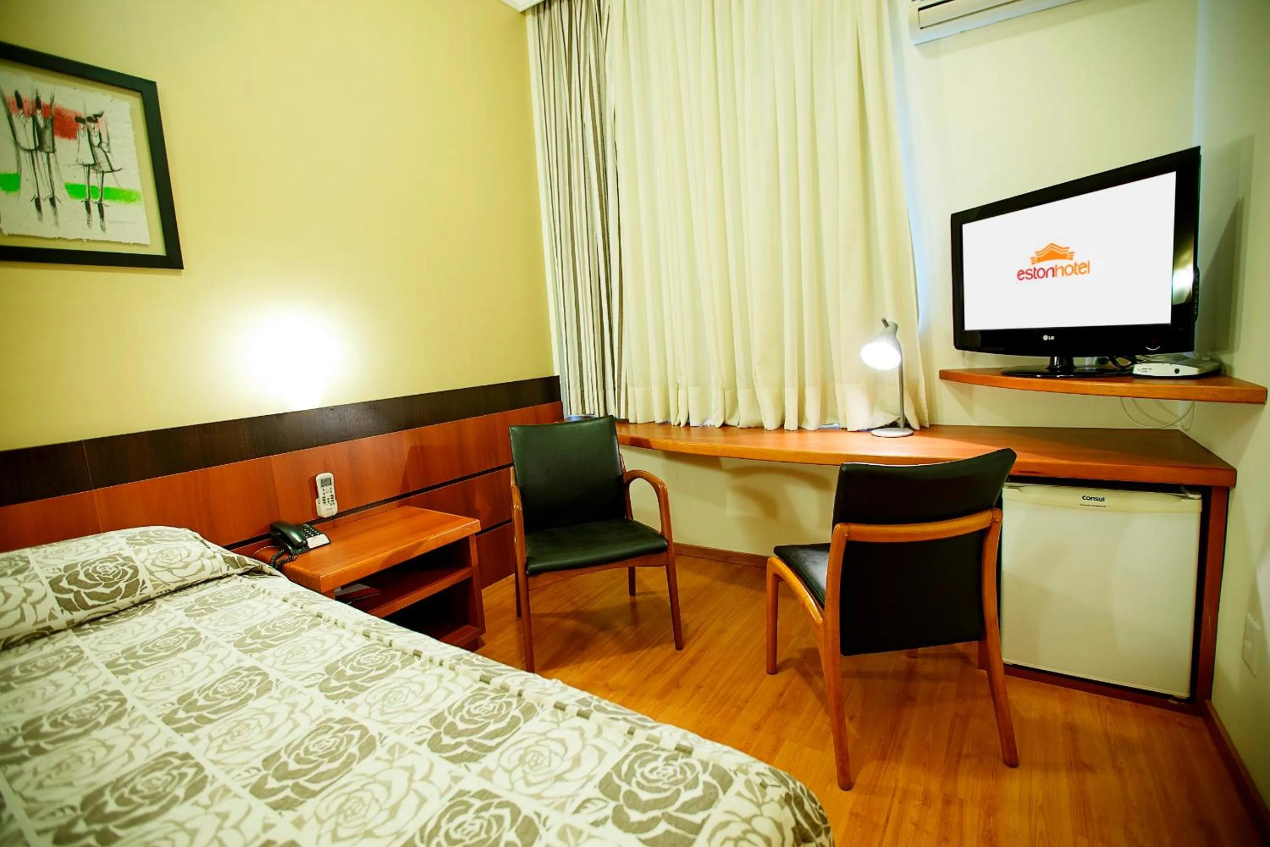 Bed in Eston Hotel - LOCALIZAÇÃO CENTRAL PRIVILEGIADA -PET FRIENDLY